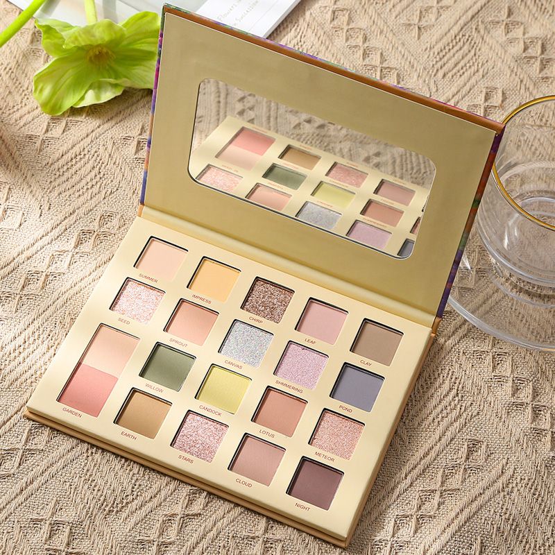 20 Colors Shiny Eyeshadow Palette Matte Rose Color Earth Eye Shadow Polarized Glitter Long Lasting Eye Makeup Cosmetic 2025New - Doylestreasures