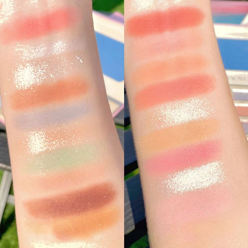 20 Colors Shiny Eyeshadow Palette Matte Rose Color Earth Eye Shadow Polarized Glitter Long Lasting Eye Makeup Cosmetic 2025New - Doylestreasures