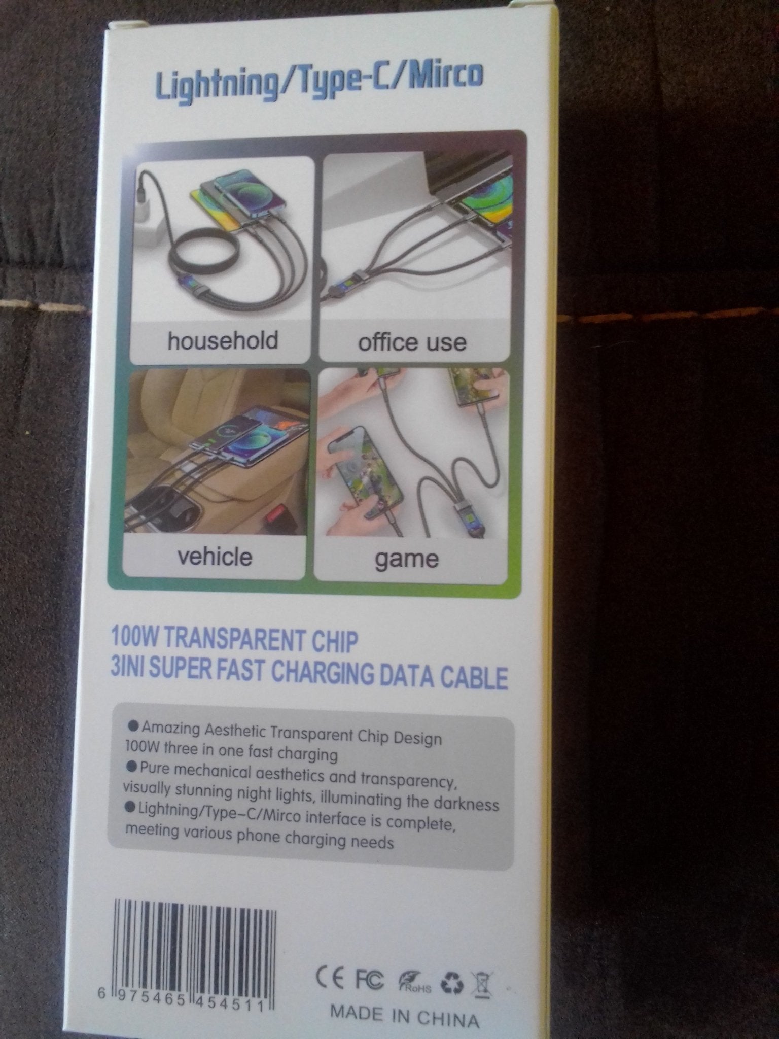 3 in 1 Super Fast Charging Data Cable - Doylestreasures