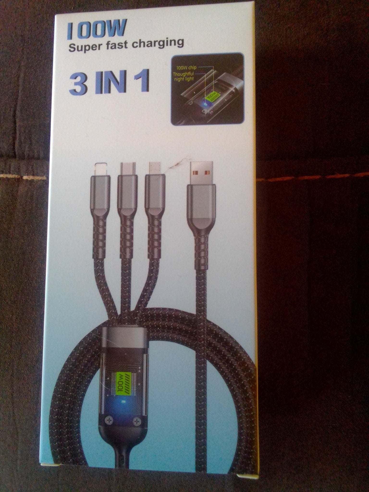3 in 1 Super Fast Charging Data Cable - Doylestreasures