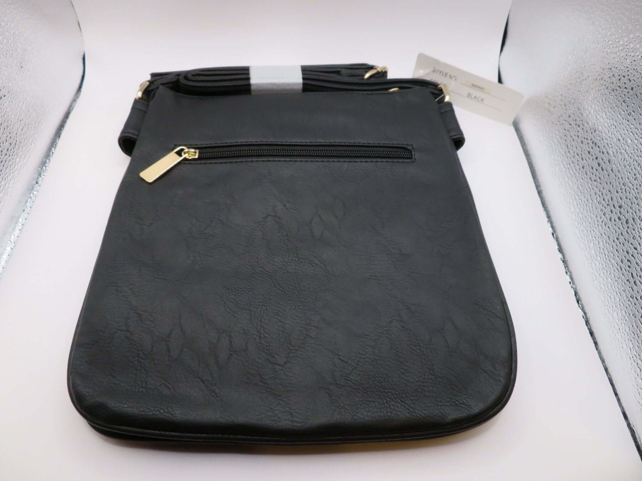 Black Crossbody Purse with Gold Hardware - Doylestreasures