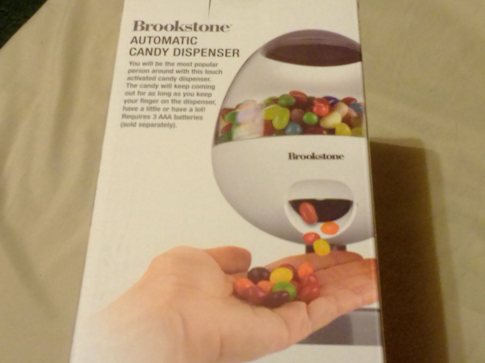 Brookstone Touch Activated Automatic Candy Dispenser - Doylestreasures