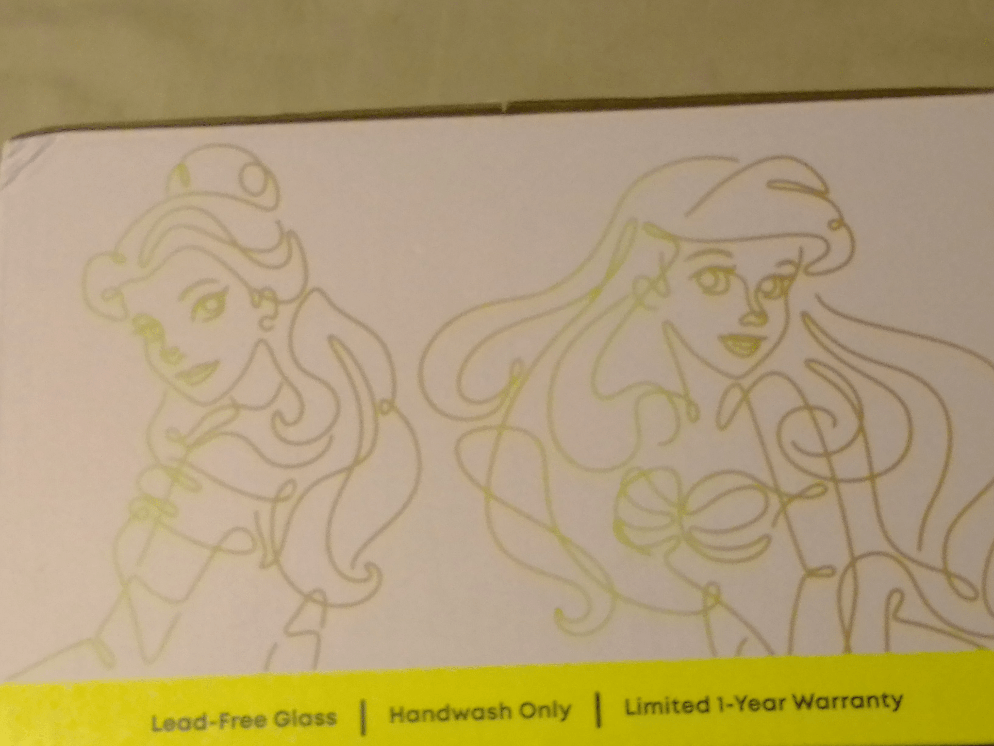 Disney Princess Sketch Stemless Drinking Glasses (set of 4) - Doylestreasures