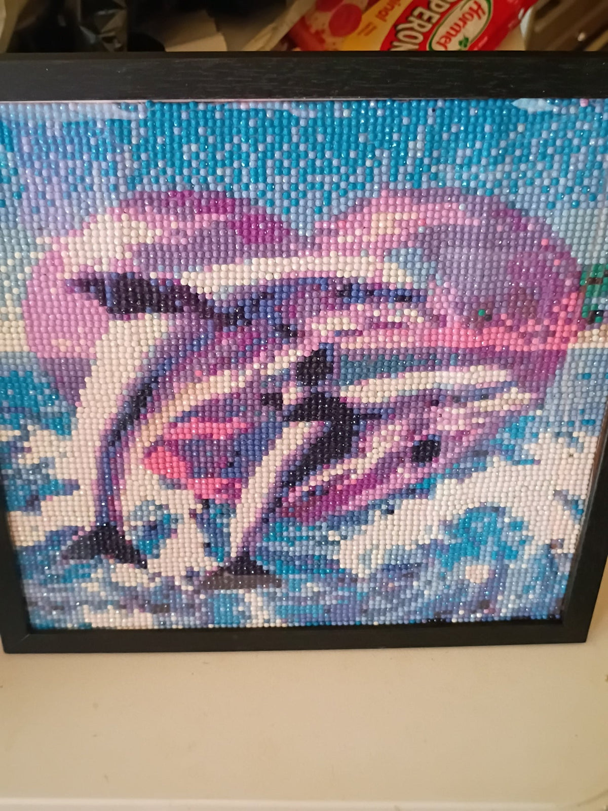 Dolphins in Love Framed Diamond Painting - Doylestreasures