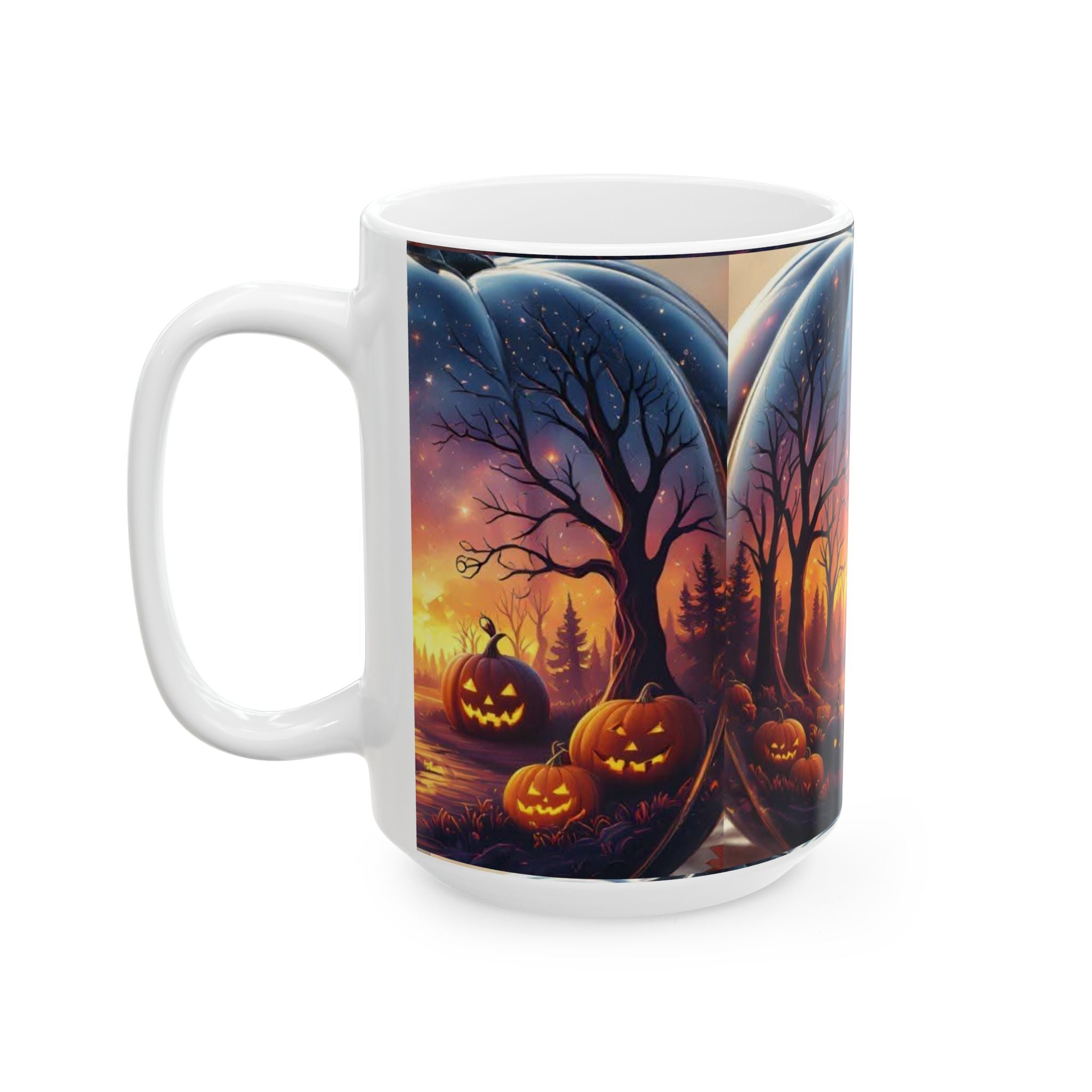 Halloween Ceramic Mug - Spooky Autumn Vibes - Doylestreasures