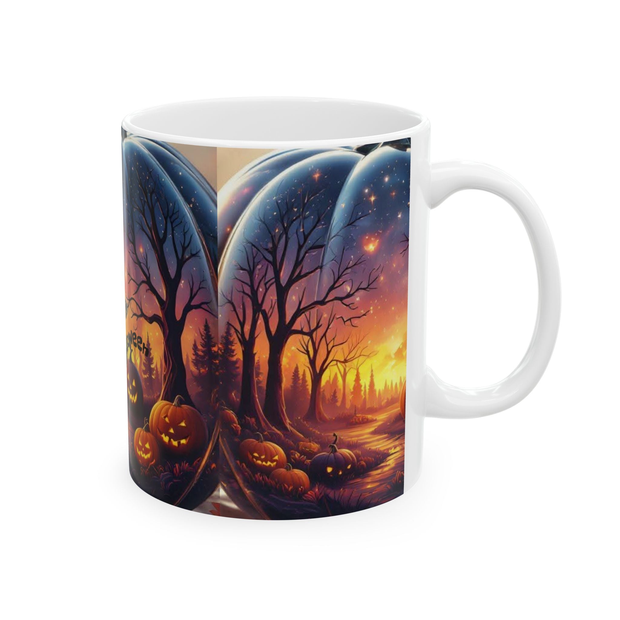 Halloween Ceramic Mug - Spooky Autumn Vibes - Doylestreasures