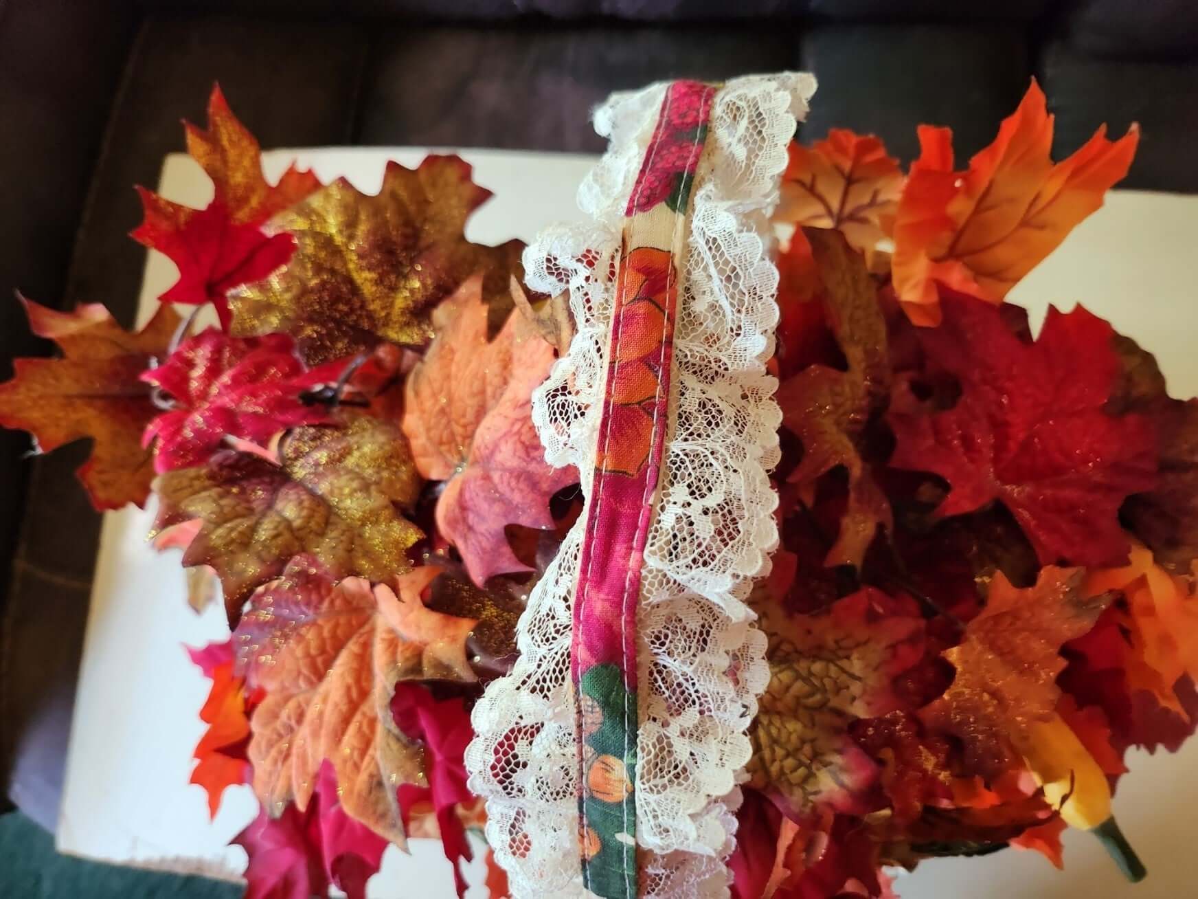 Handmade Decorative Fall Basket - Doylestreasures