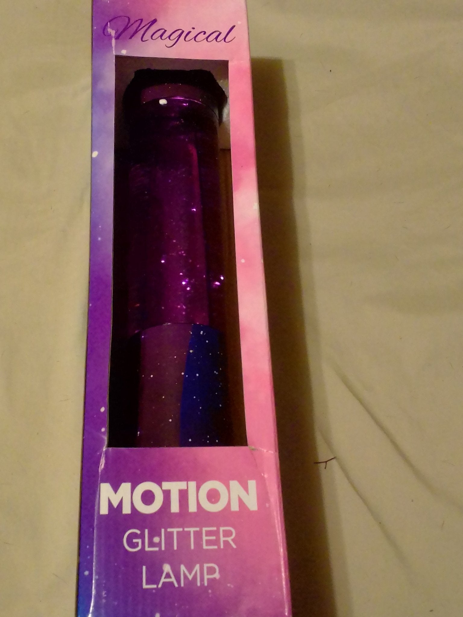 Magical Motion Glitter Lamp (purple) - Doylestreasures