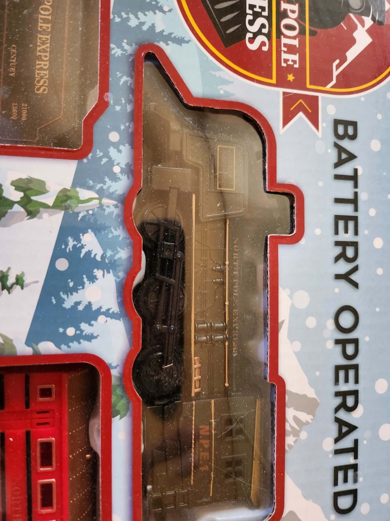 North Pole Express Battery Operated Train Set - Doylestreasures