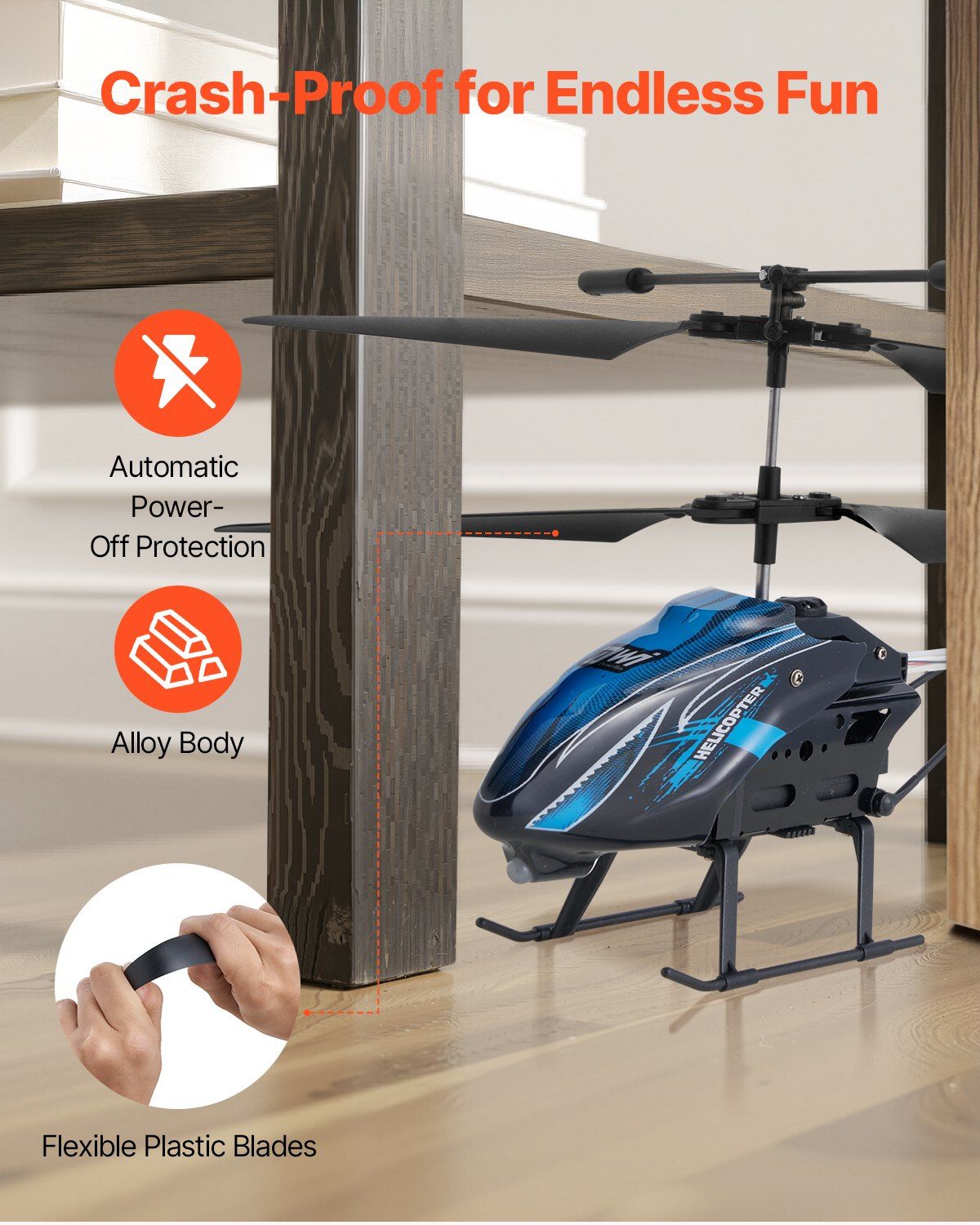 RC Helicopter 3.5 Channel Remote Control Plane Mini Aircraft Toy Kids Present - Doylestreasures