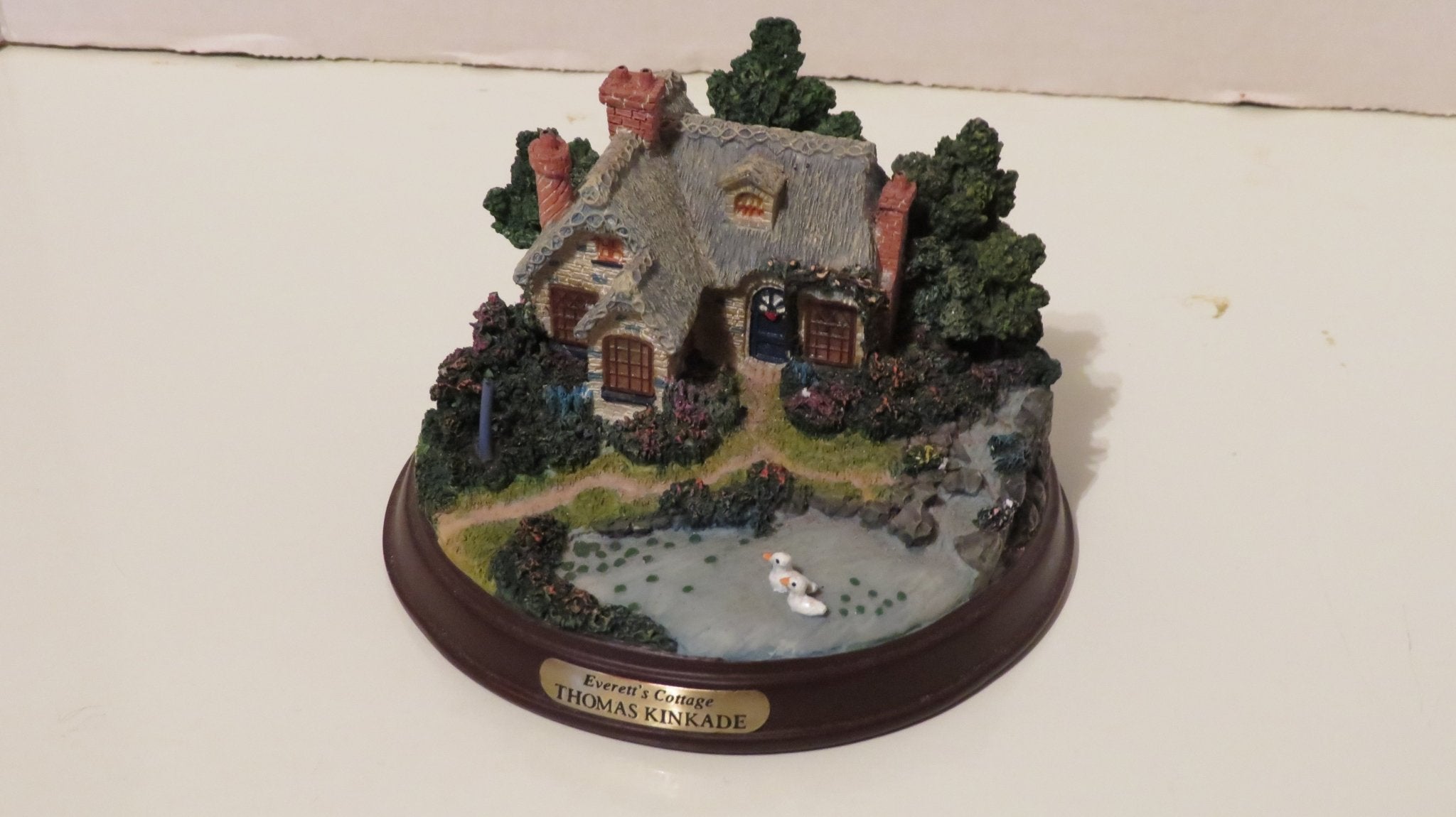 THOMAS KINKADE “EVERETT'S COTTAGE" BATTERY LIGHTED COTTAGE HOUSE - Doylestreasures