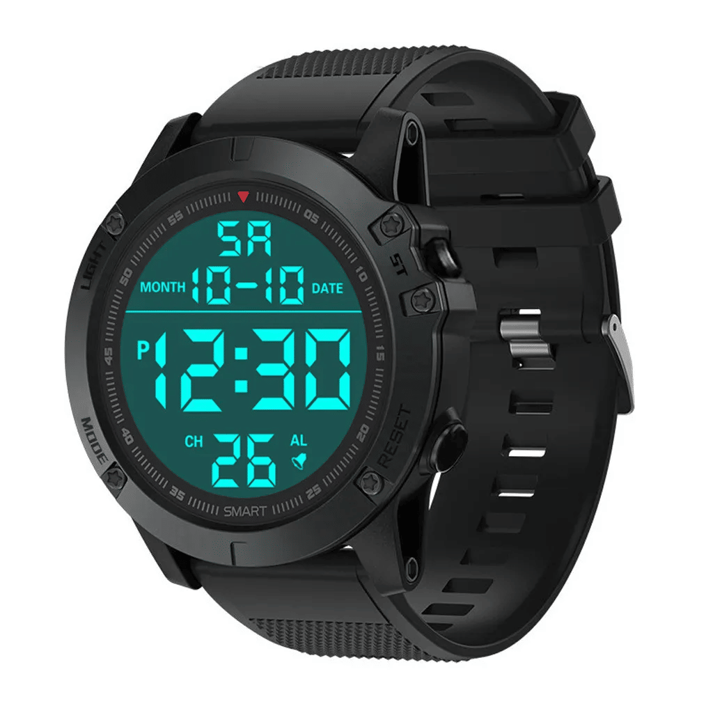 Waterproof Digital Sports Watch Military Tactical LED Backlight Wristwatch Men - Doylestreasures