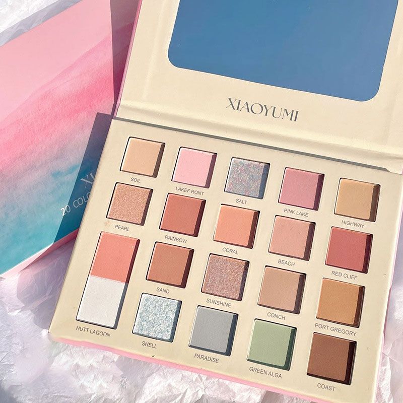 20 Colors Shiny Eyeshadow Palette Matte Rose Color Earth Eye Shadow Polarized Glitter Long Lasting Eye Makeup Cosmetic 2025New - Doylestreasures