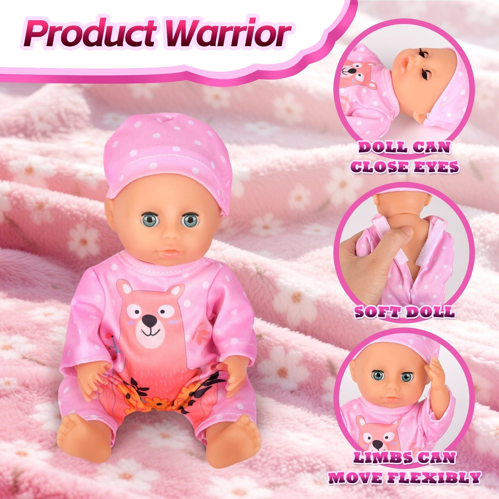 23CM Fully Rubberized Male Doll - Doylestreasures