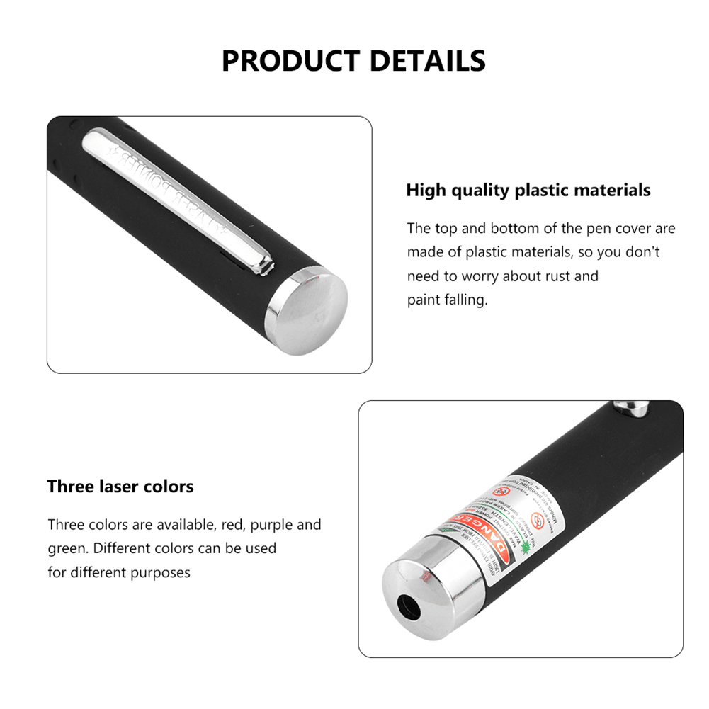 3 Packs 900Mile Laser Pointer Pen Green Blue Red Light Visible Beam Lazer - Doylestreasures