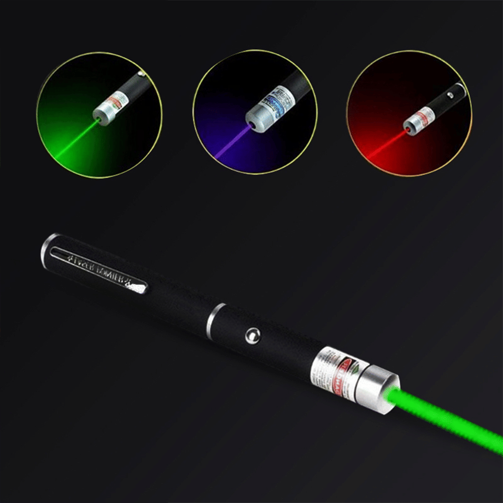 3 Packs 900Mile Laser Pointer Pen Green Blue Red Light Visible Beam Lazer - Doylestreasures
