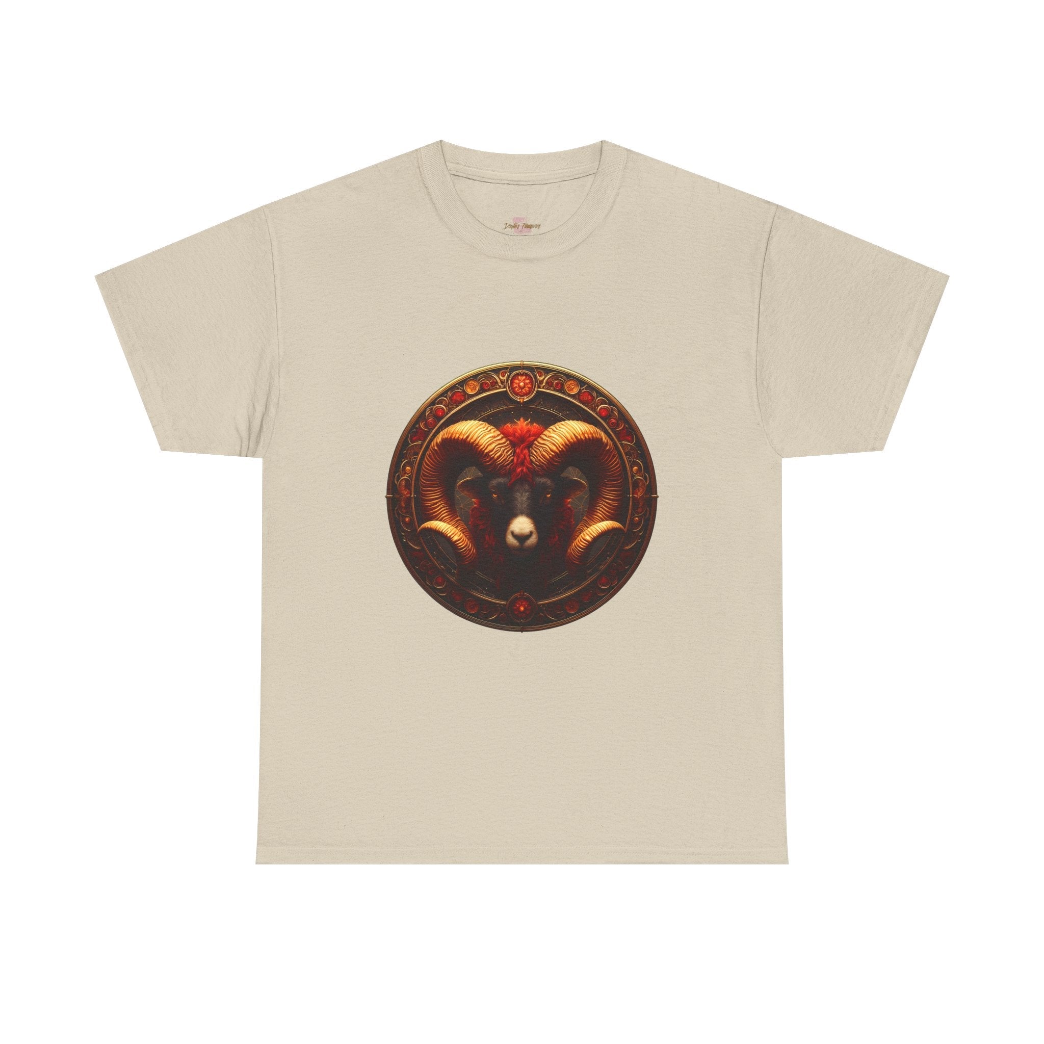 Aries Zodiac Unisex Heavy Cotton Tee, Astrology T-Shirt, Horoscope [...] - Doylestreasures