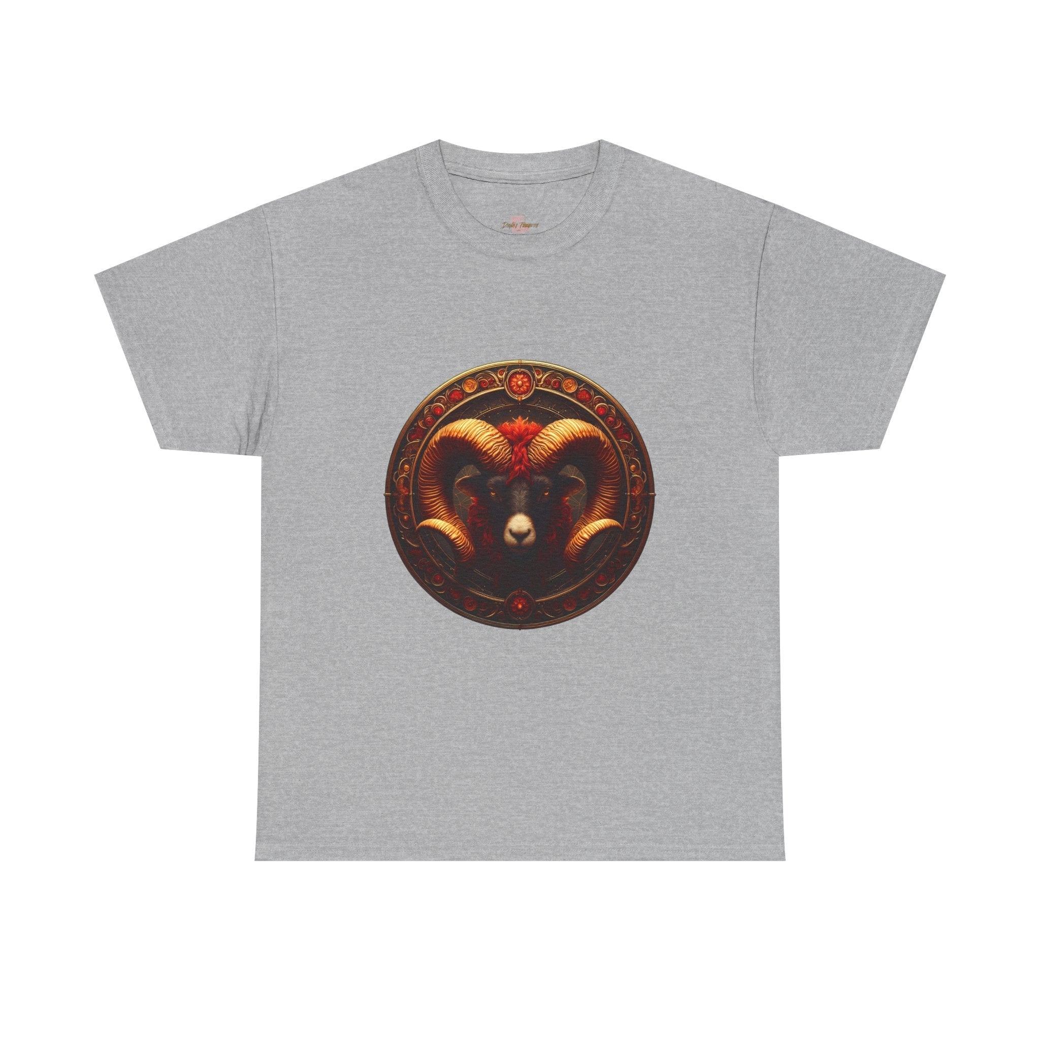 Aries Zodiac Unisex Heavy Cotton Tee, Astrology T-Shirt, Horoscope [...] - Doylestreasures