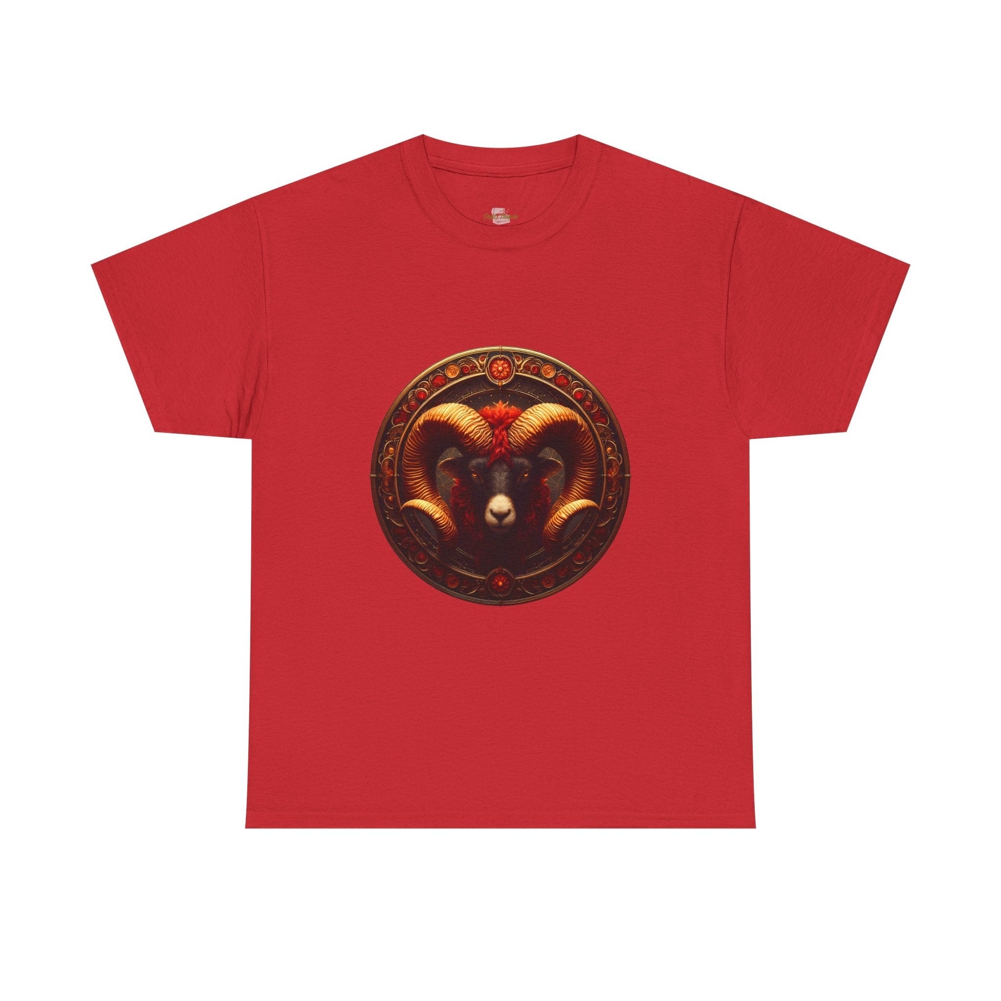 Aries Zodiac Unisex Heavy Cotton Tee, Astrology T-Shirt, Horoscope [...] - Doylestreasures