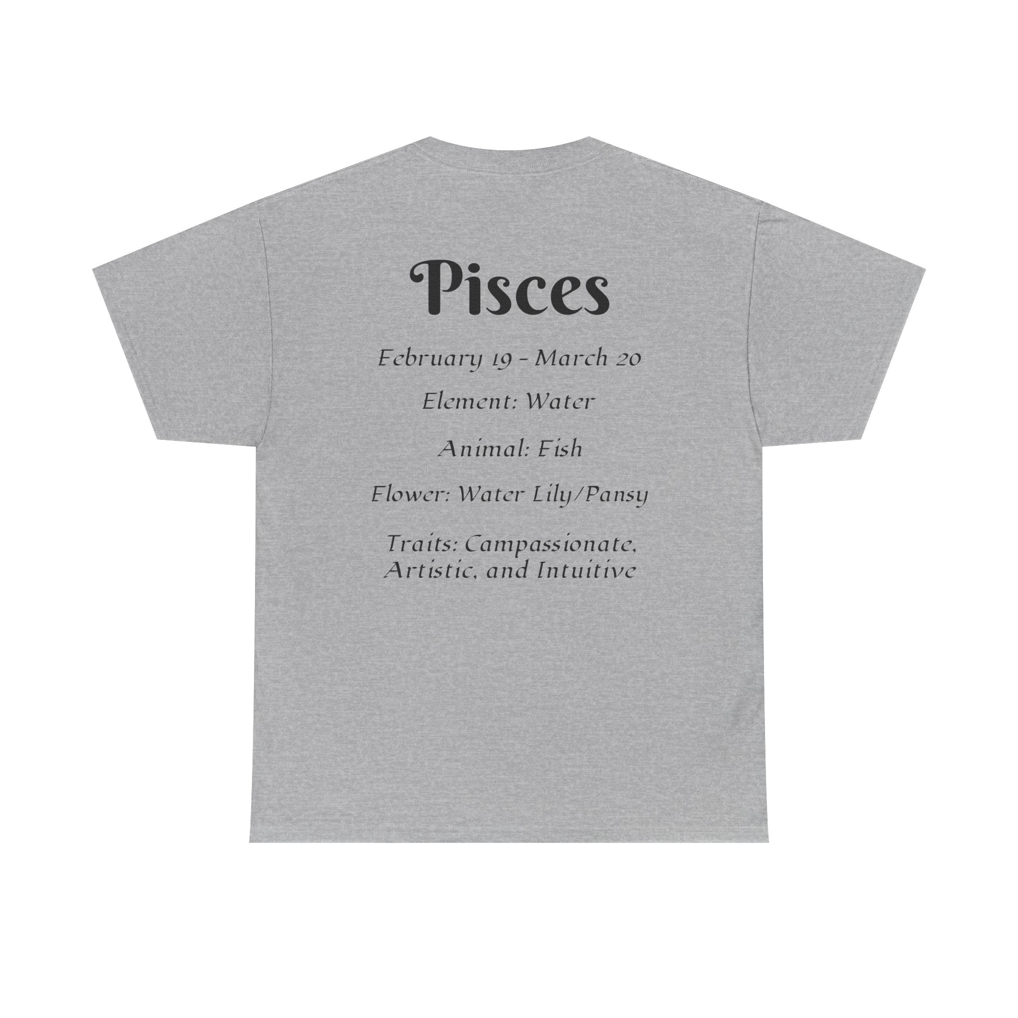 Astrology Pisces Tee, Zodiac Shirt, Horoscope Gift, Cosmic Apparel, [...] - Doylestreasures