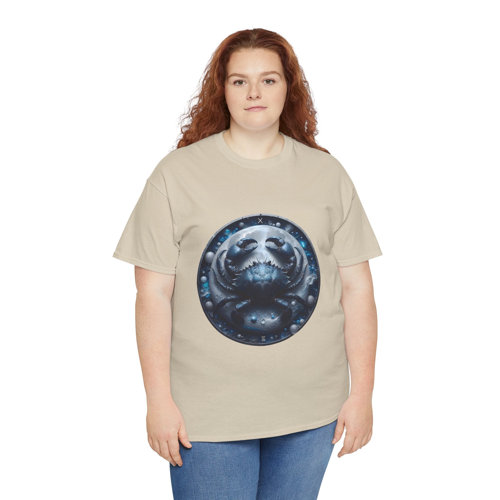 Cancer Zodiac Unisex Heavy Cotton Tee, Astrology Shirt, Horoscope Tee, [...] - Doylestreasures