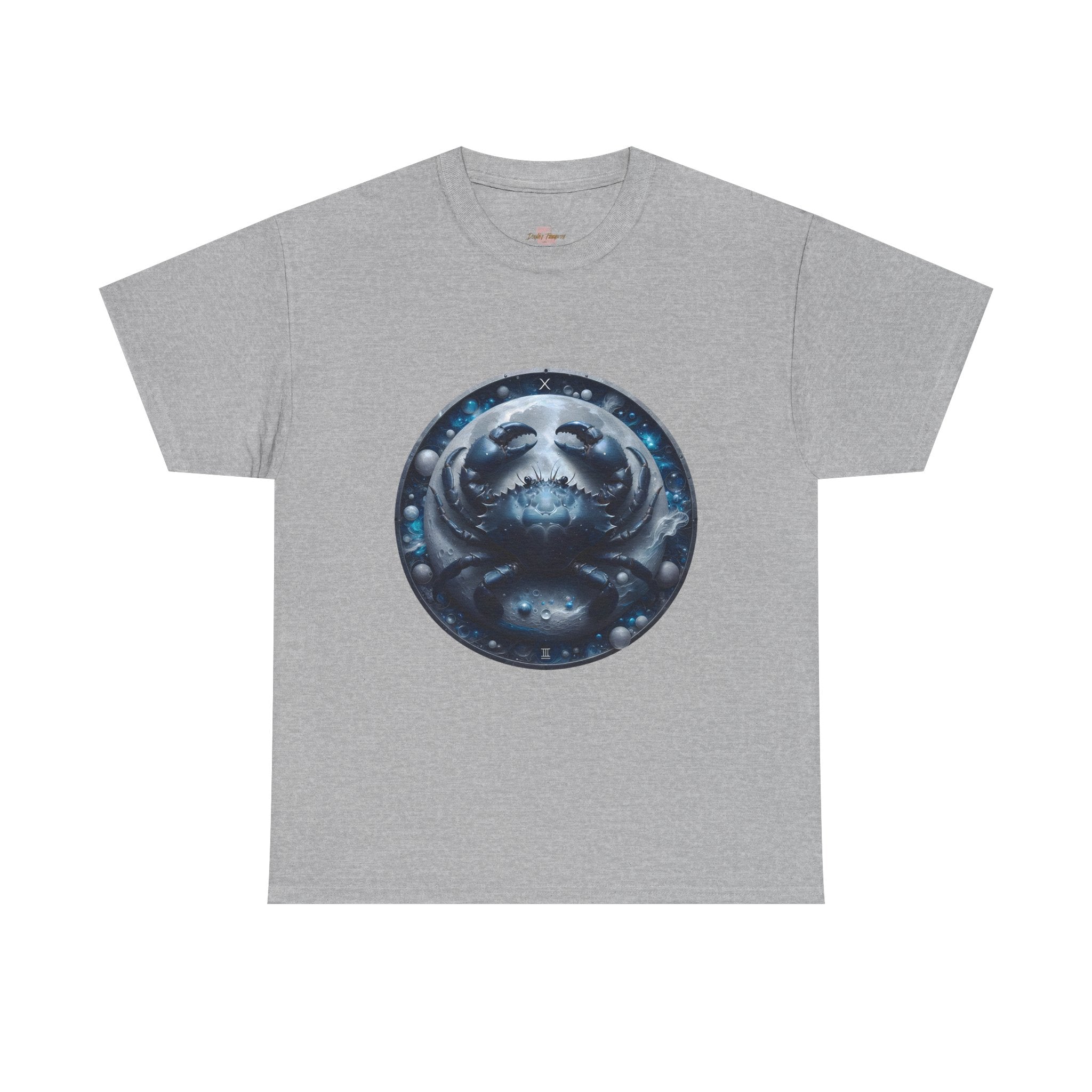 Cancer Zodiac Unisex Heavy Cotton Tee, Astrology Shirt, Horoscope Tee, [...] - Doylestreasures