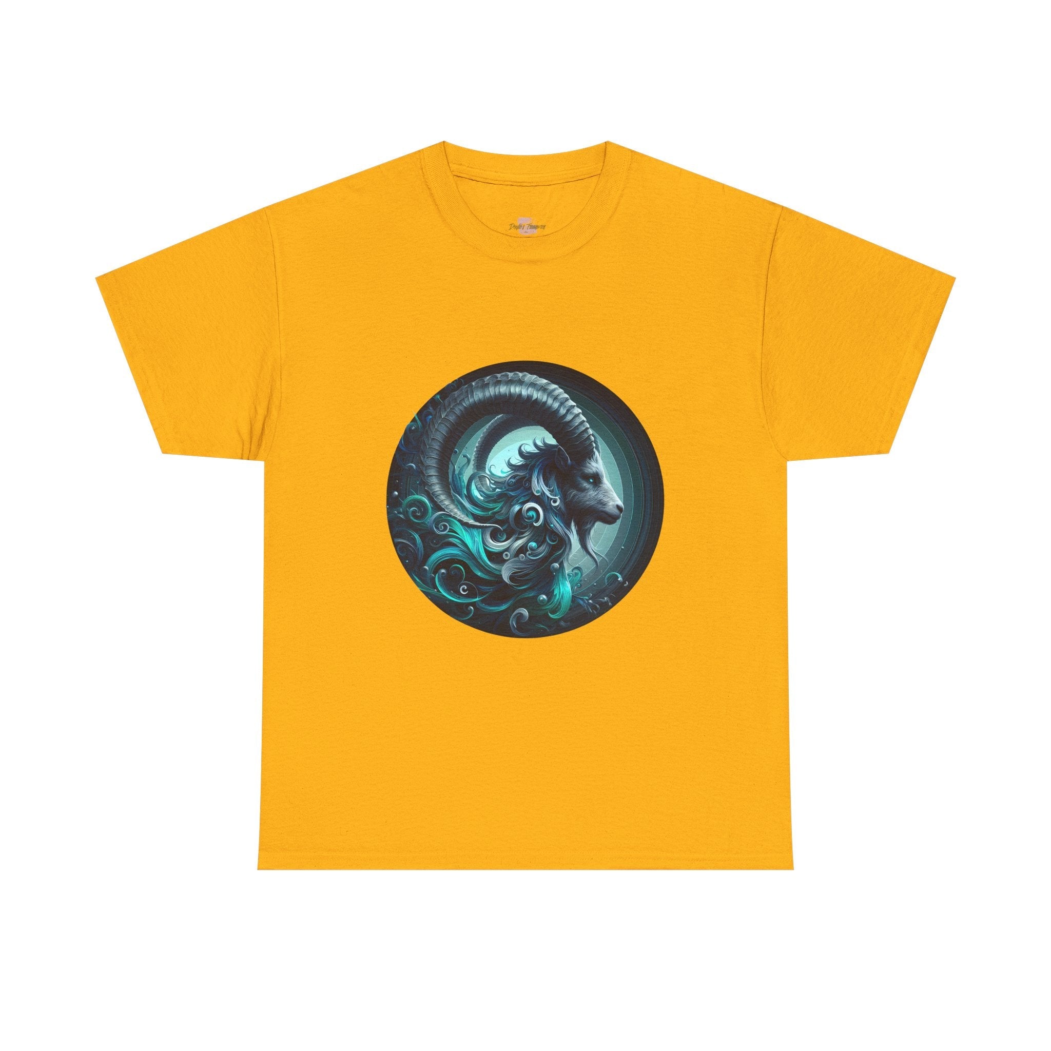 Capricorn Unisex Heavy Cotton Tee, Zodiac Shirt, Astrology Top, Birthday [...] - Doylestreasures