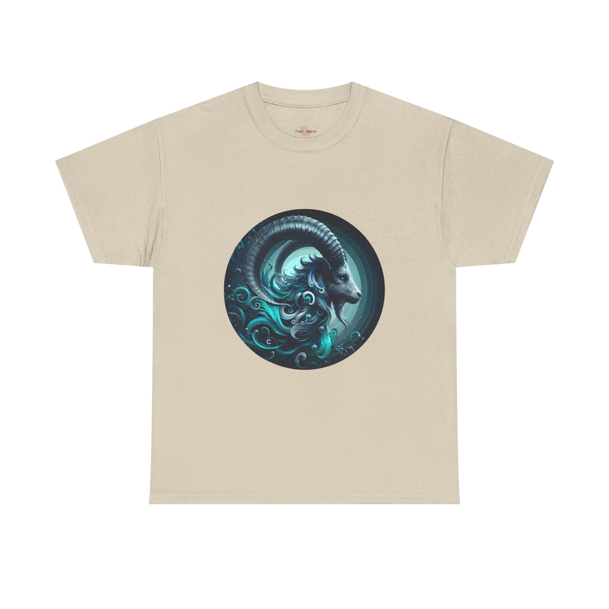 Capricorn Unisex Heavy Cotton Tee, Zodiac Shirt, Astrology Top, Birthday [...] - Doylestreasures