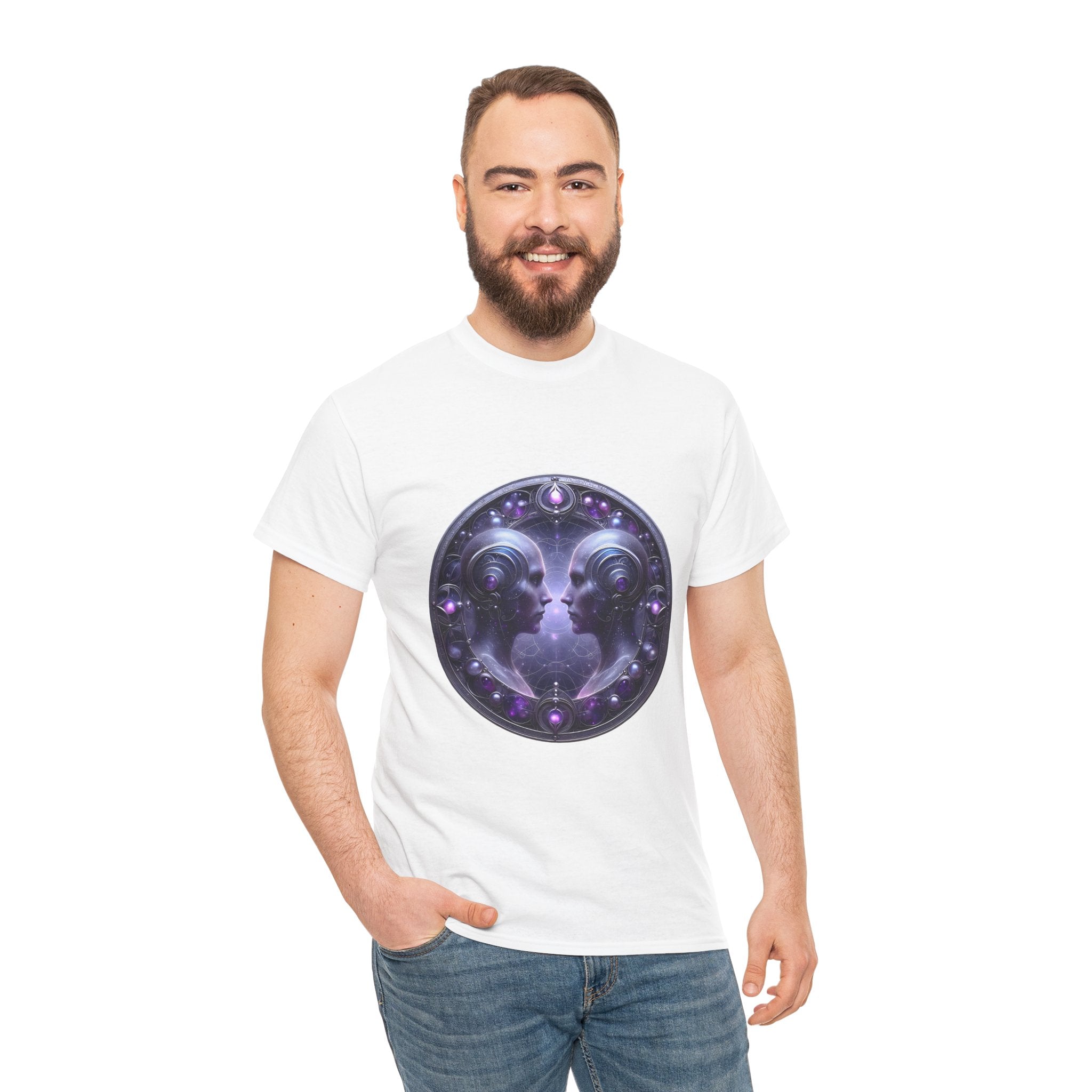 Celestial Zodiac Tee for Gemini Lovers, Astrology Shirt, Gift for Her, [...] - Doylestreasures