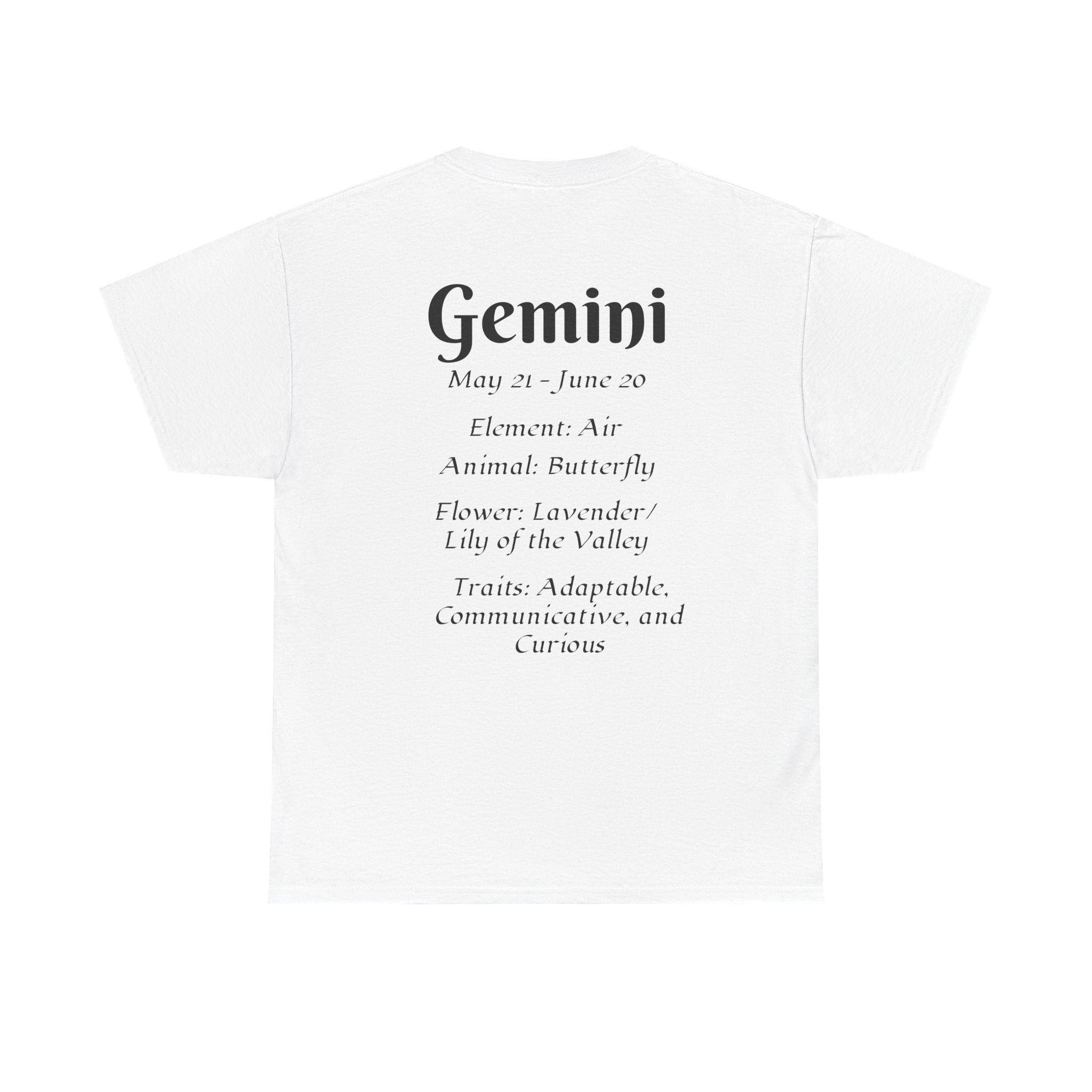 Celestial Zodiac Tee for Gemini Lovers, Astrology Shirt, Gift for Her, [...] - Doylestreasures
