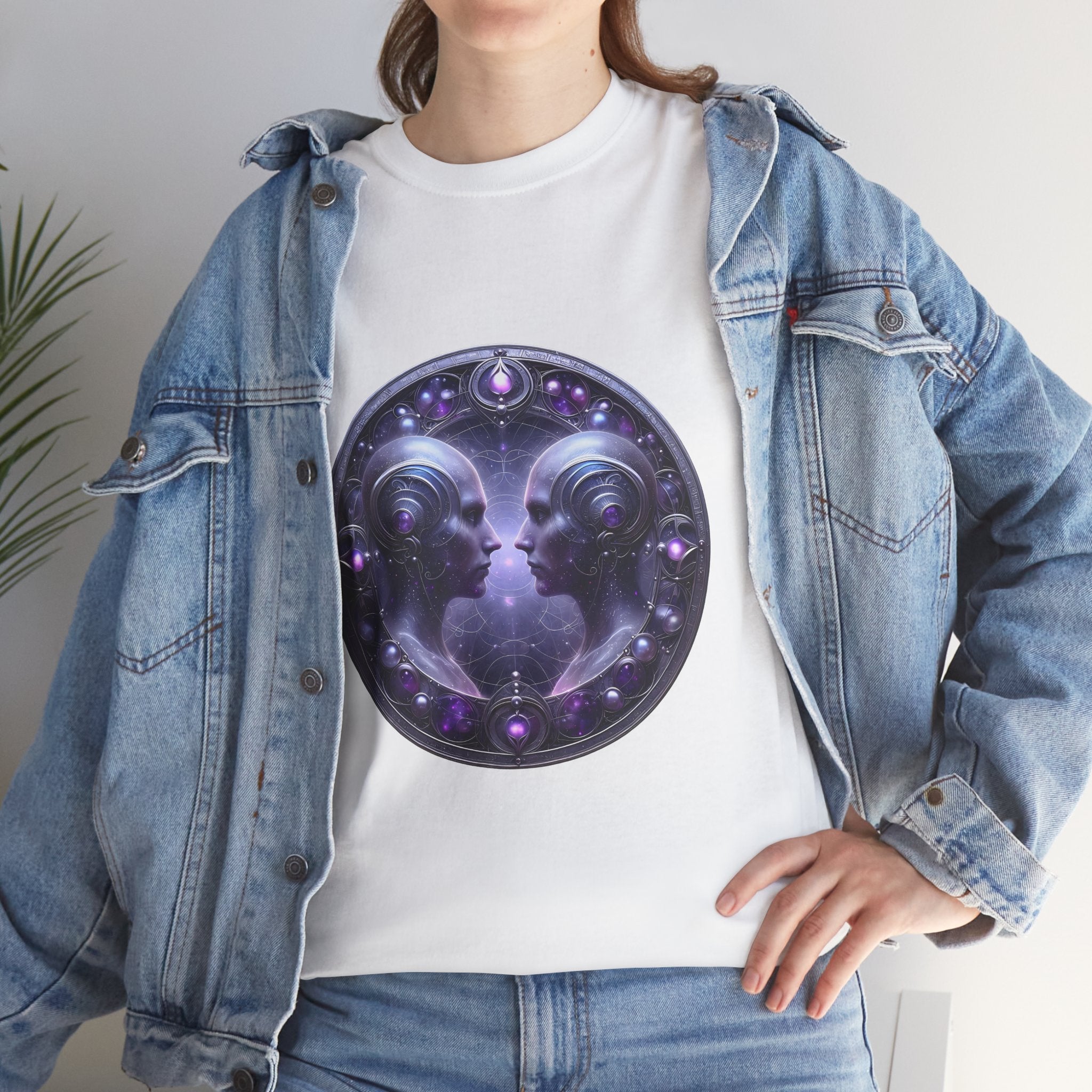 Celestial Zodiac Tee for Gemini Lovers, Astrology Shirt, Gift for Her, [...] - Doylestreasures