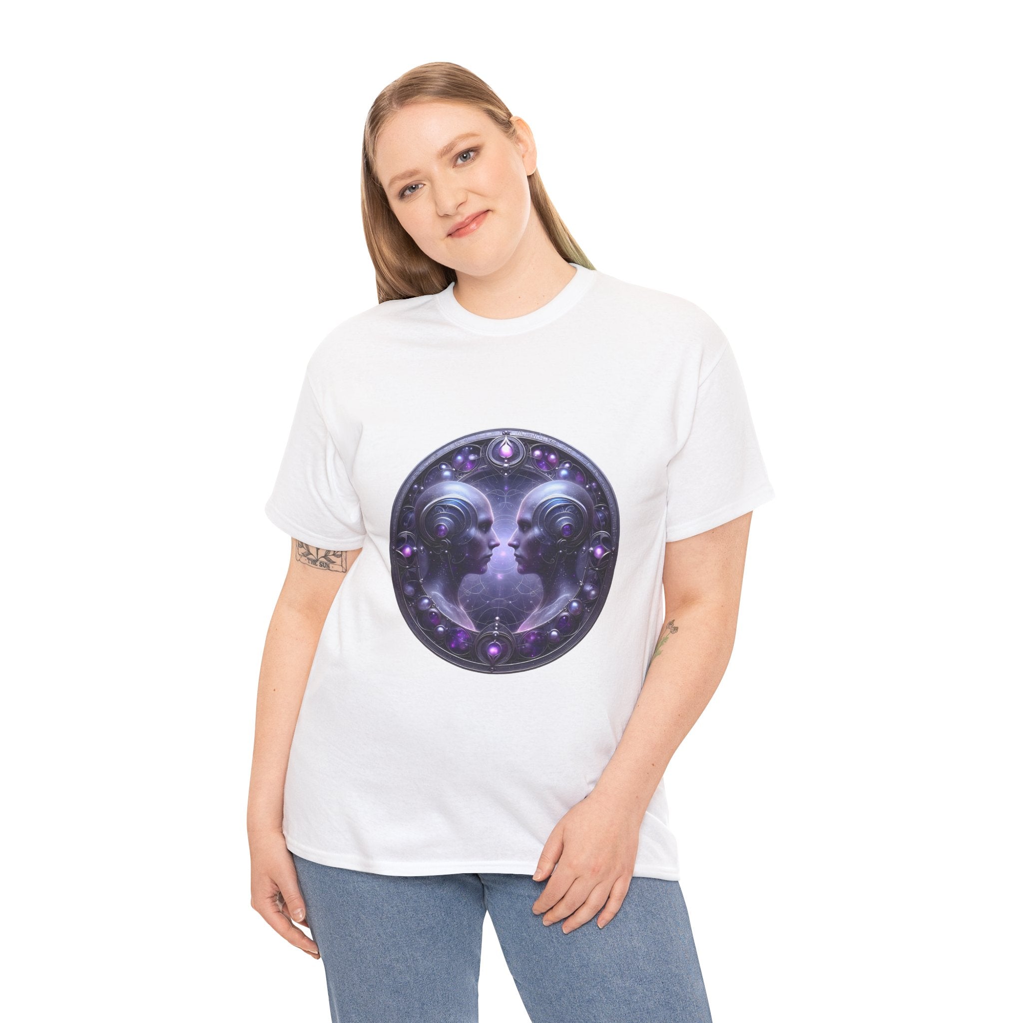 Celestial Zodiac Tee for Gemini Lovers, Astrology Shirt, Gift for Her, [...] - Doylestreasures