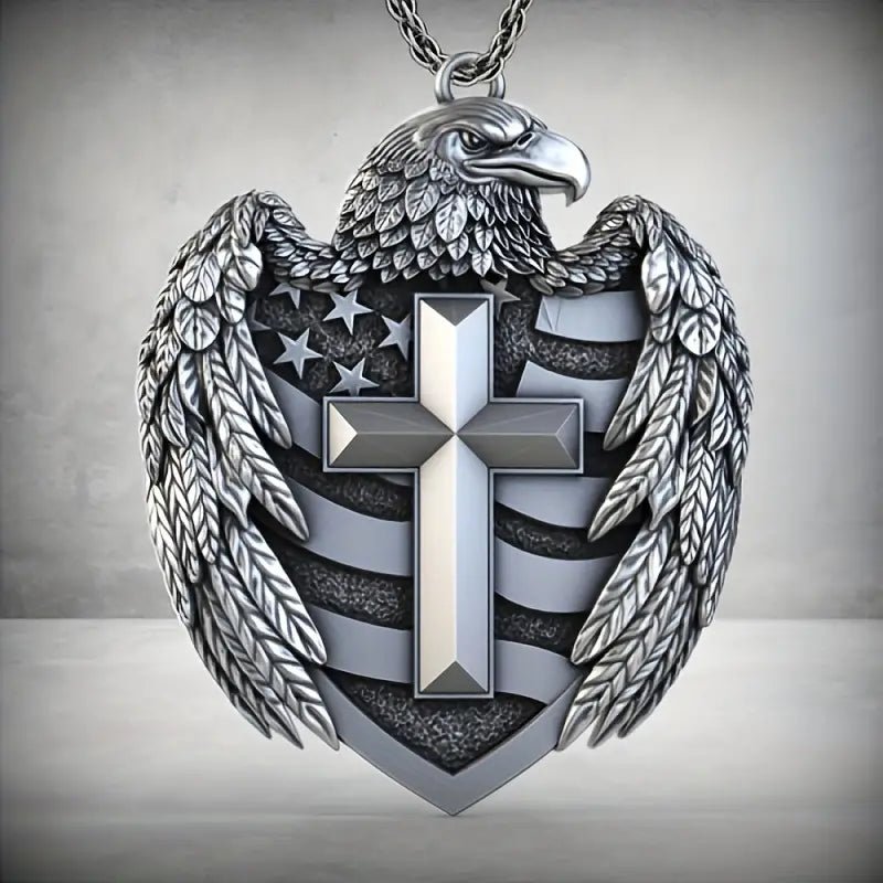 Cross Eagle Necklace - Doylestreasures