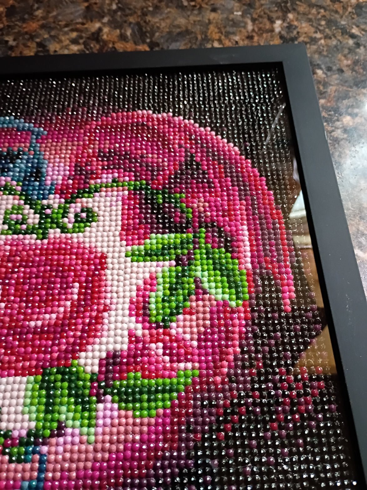 Dragon Duo with Roses Framed Diamond Painting - Doylestreasures