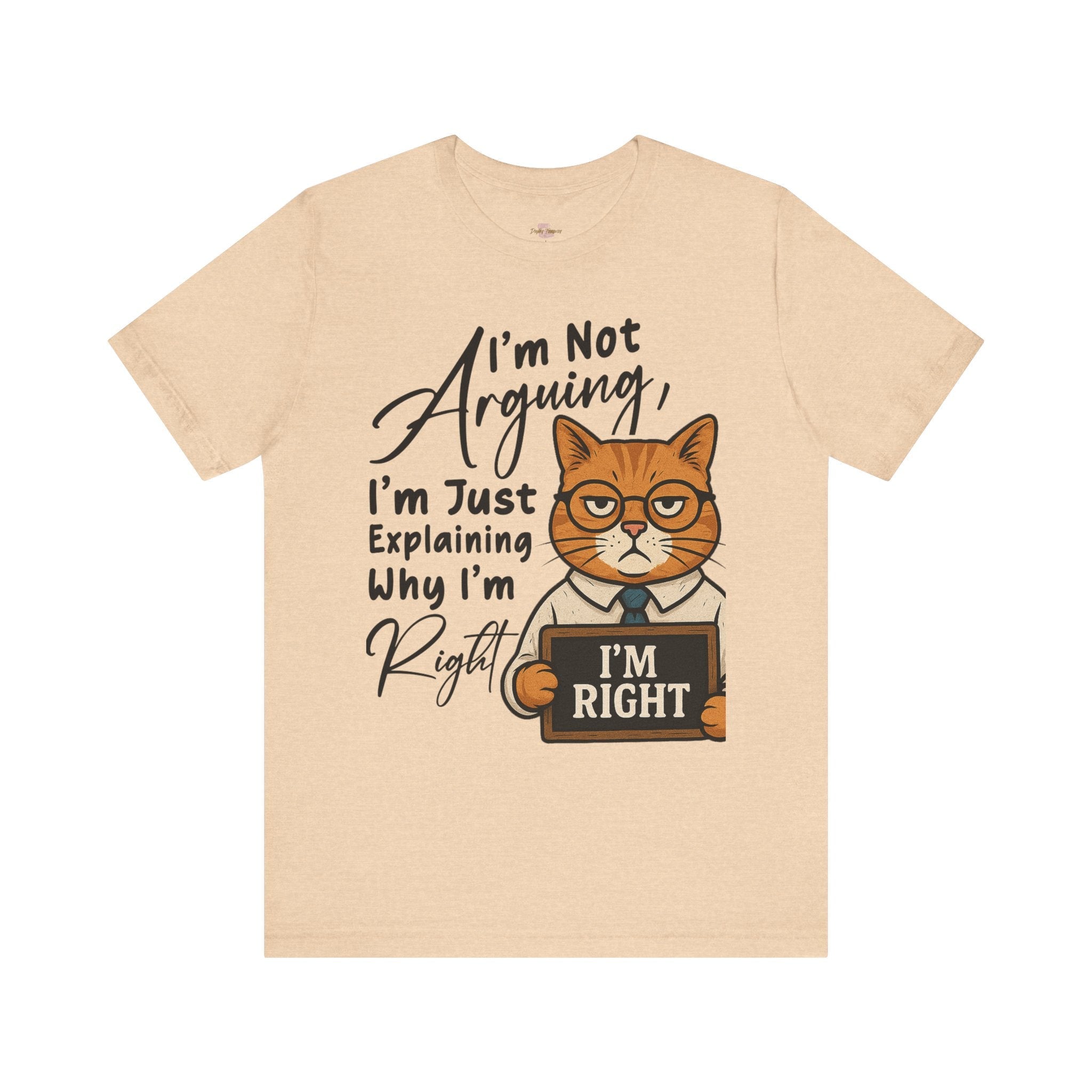 Funny Cat Quote Tee, I'm Right cat shirt - Doylestreasures