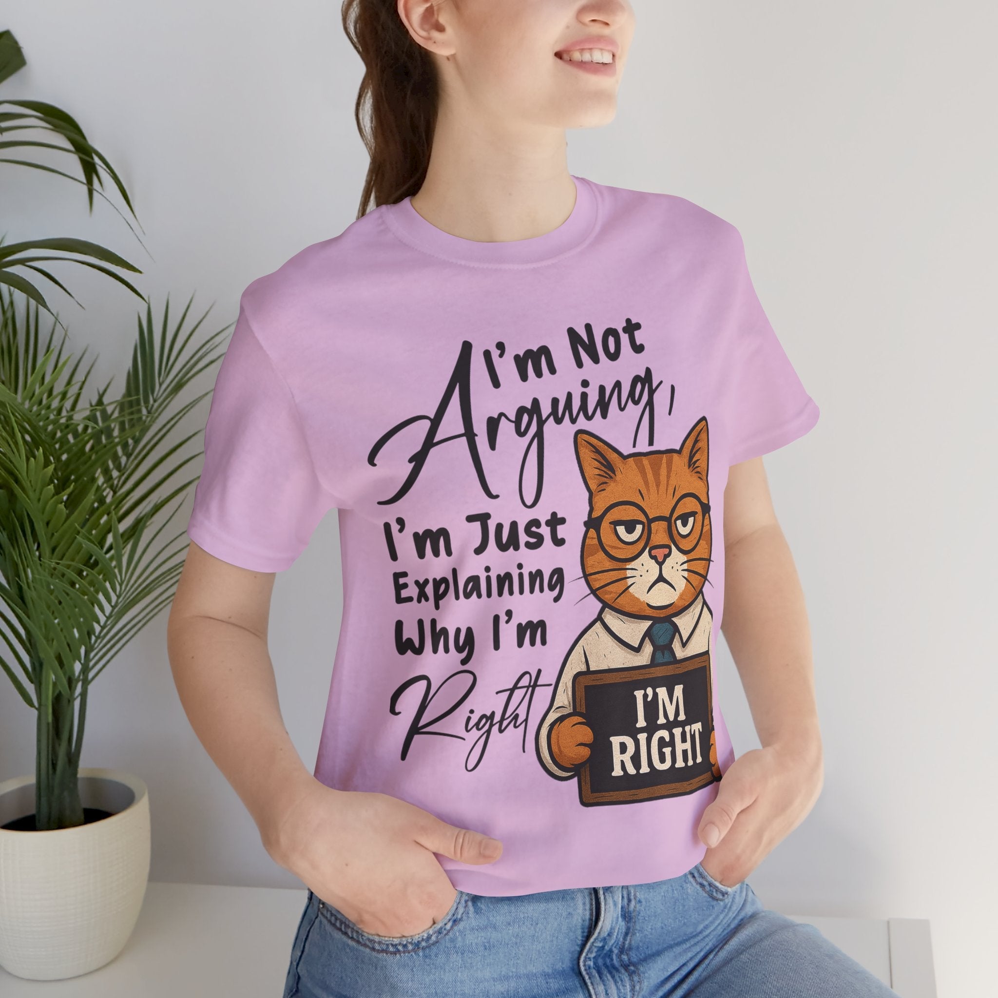 Funny Cat Quote Tee, I'm Right cat shirt - Doylestreasures