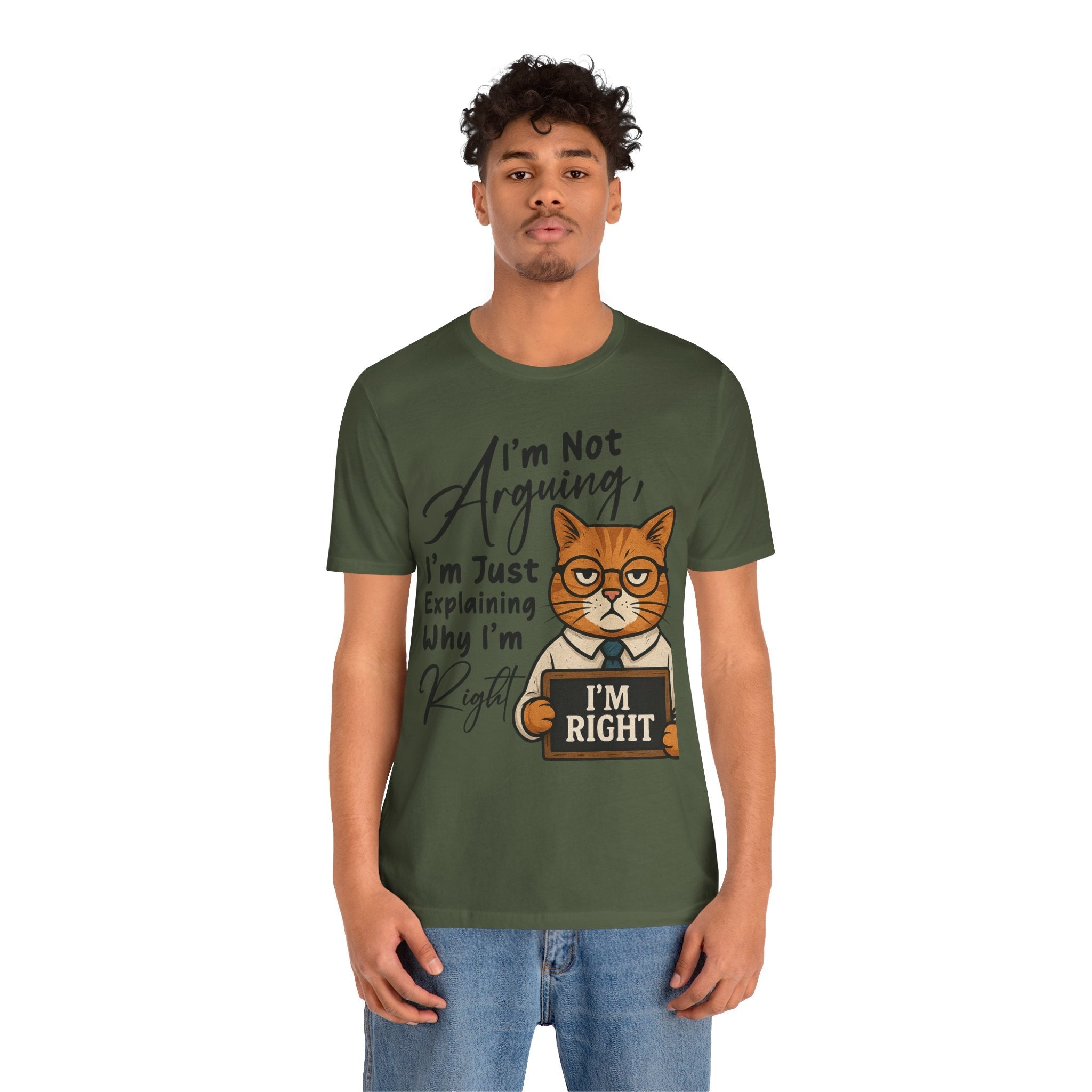 Funny Cat Quote Tee, I'm Right cat shirt - Doylestreasures