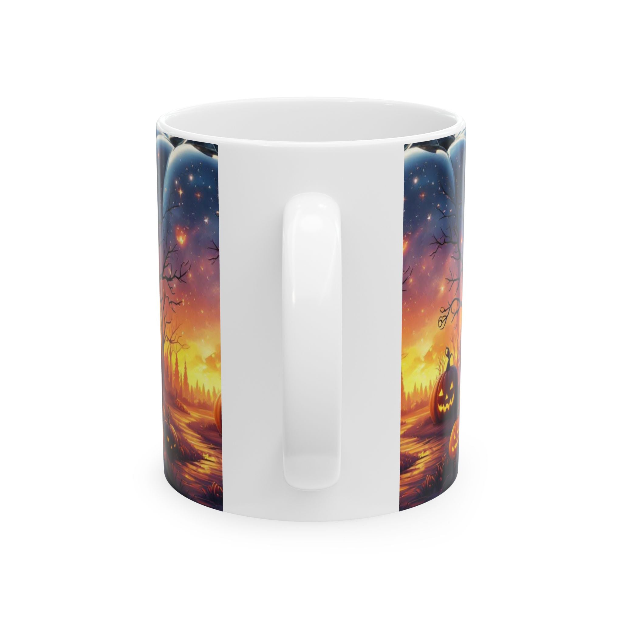 Halloween Ceramic Mug - Spooky Autumn Vibes - Doylestreasures