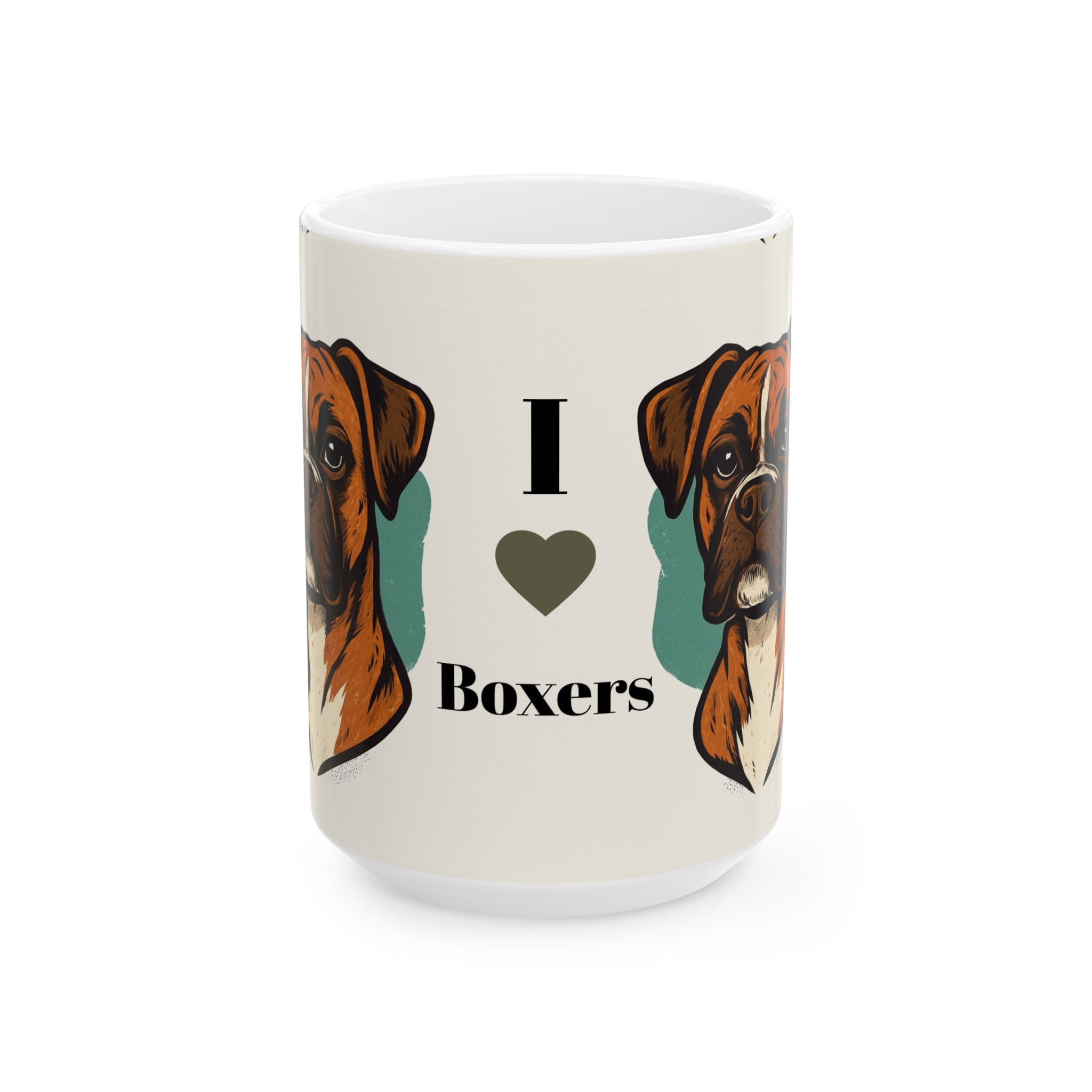 I Love Boxers Ceramic Mug - Dog Lover Gift, Pet Owner Cup, Birthday [...] - Doylestreasures