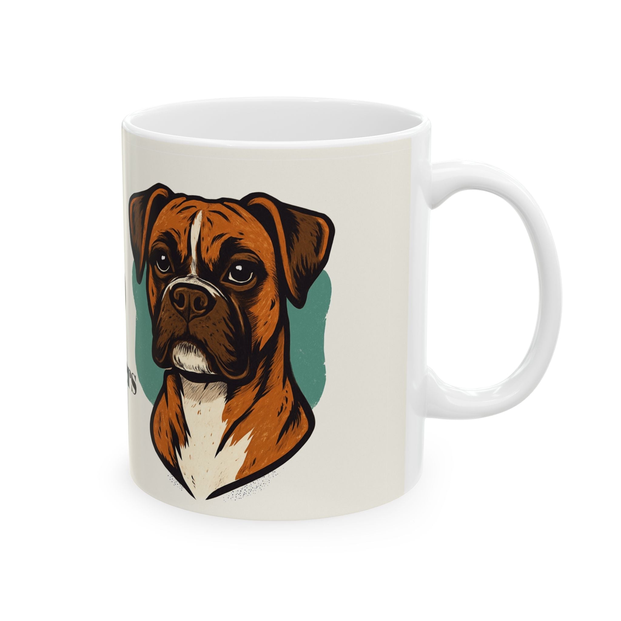 I Love Boxers Ceramic Mug - Dog Lover Gift, Pet Owner Cup, Birthday [...] - Doylestreasures