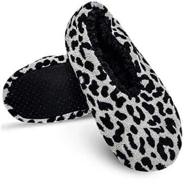 Isaac Mizrahi Leopard Sherpa Lined Slippers - Doylestreasures