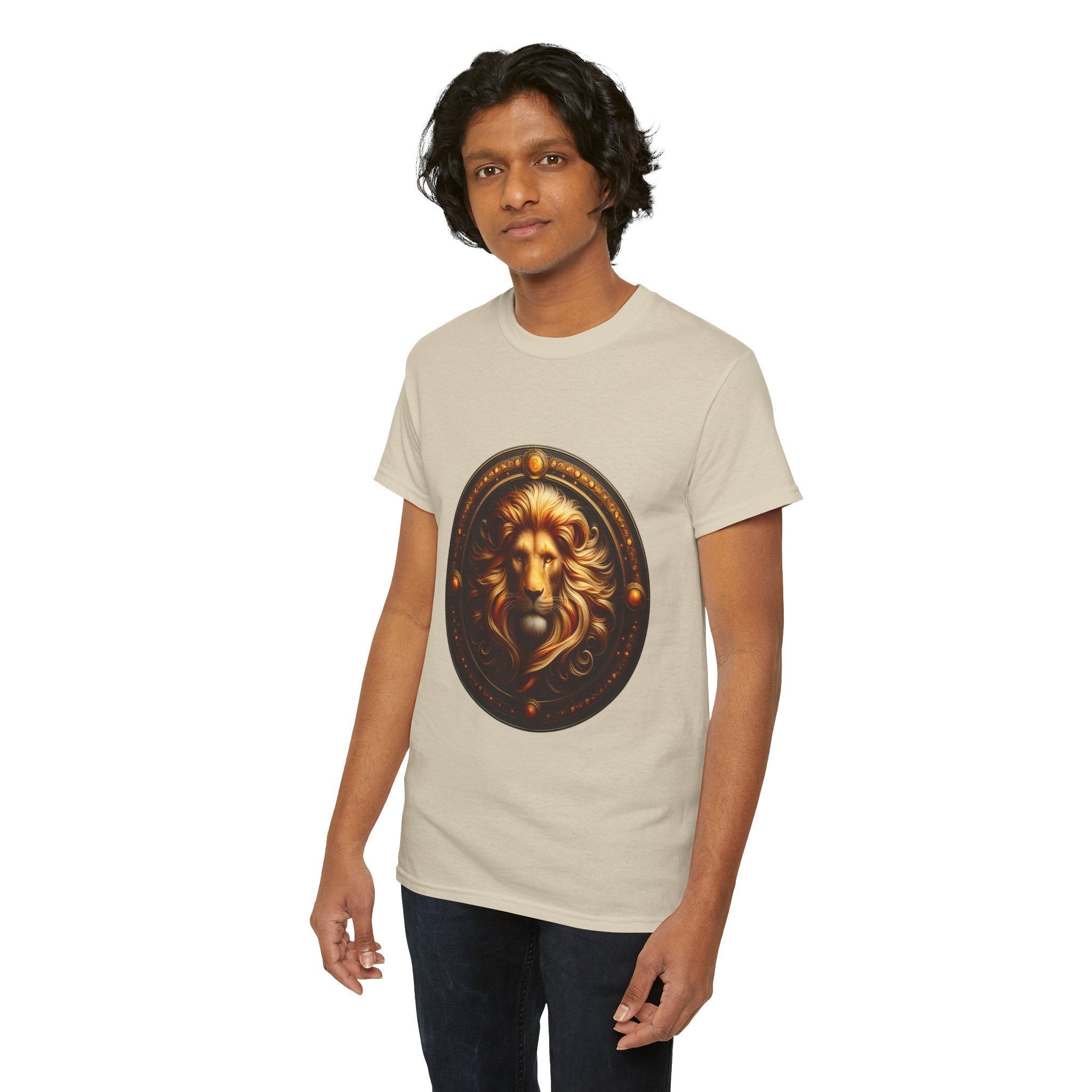 Leo Zodiac Tee, Astrology Shirt, Unisex Heavy Cotton Tee, Birthday Gift, [...] - Doylestreasures