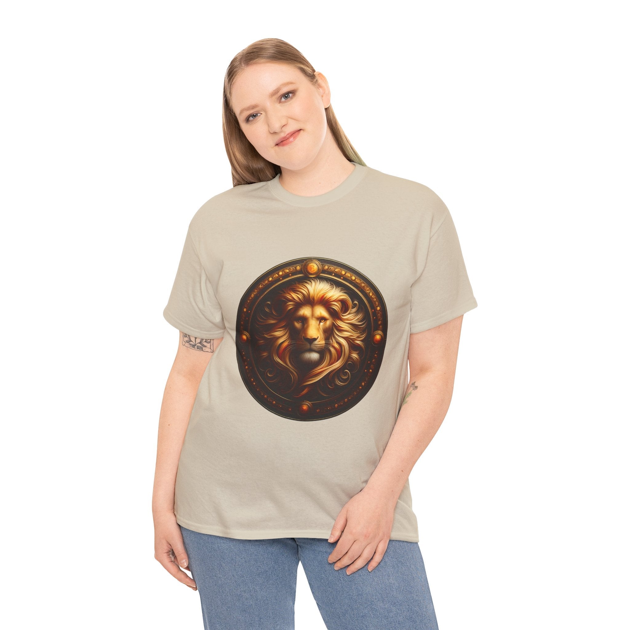 Leo Zodiac Tee, Astrology Shirt, Unisex Heavy Cotton Tee, Birthday Gift, [...] - Doylestreasures