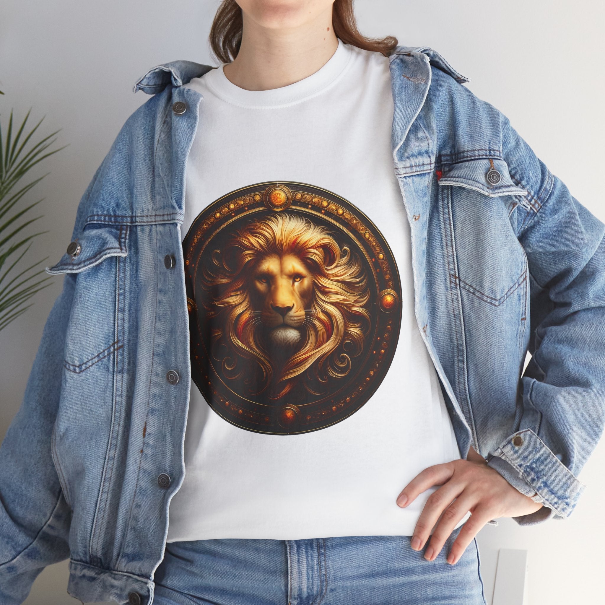 Leo Zodiac Tee, Astrology Shirt, Unisex Heavy Cotton Tee, Birthday Gift, [...] - Doylestreasures