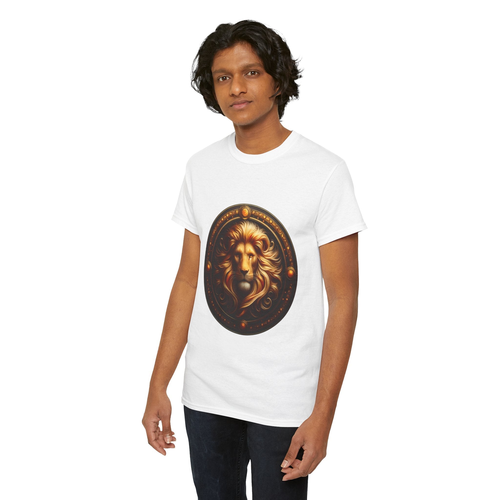 Leo Zodiac Tee, Astrology Shirt, Unisex Heavy Cotton Tee, Birthday Gift, [...] - Doylestreasures