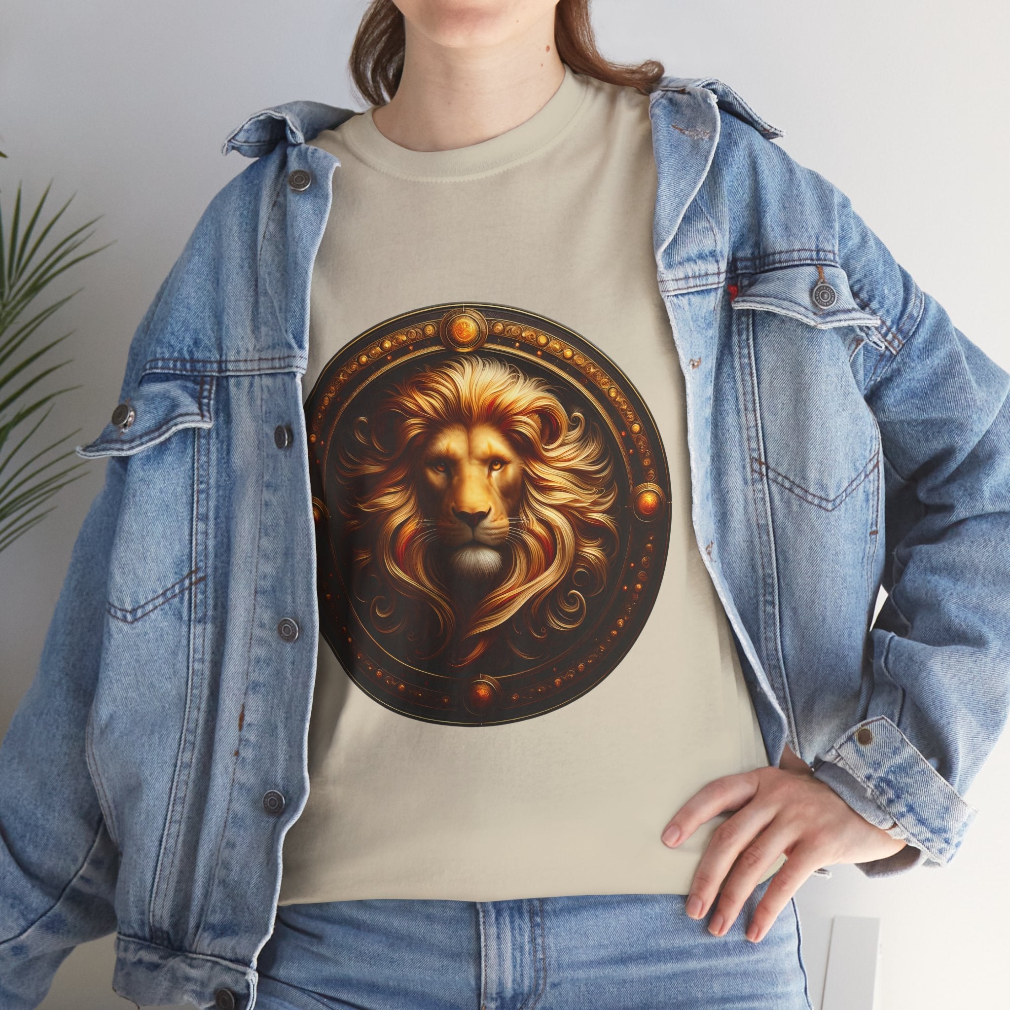 Leo Zodiac Tee, Astrology Shirt, Unisex Heavy Cotton Tee, Birthday Gift, [...] - Doylestreasures