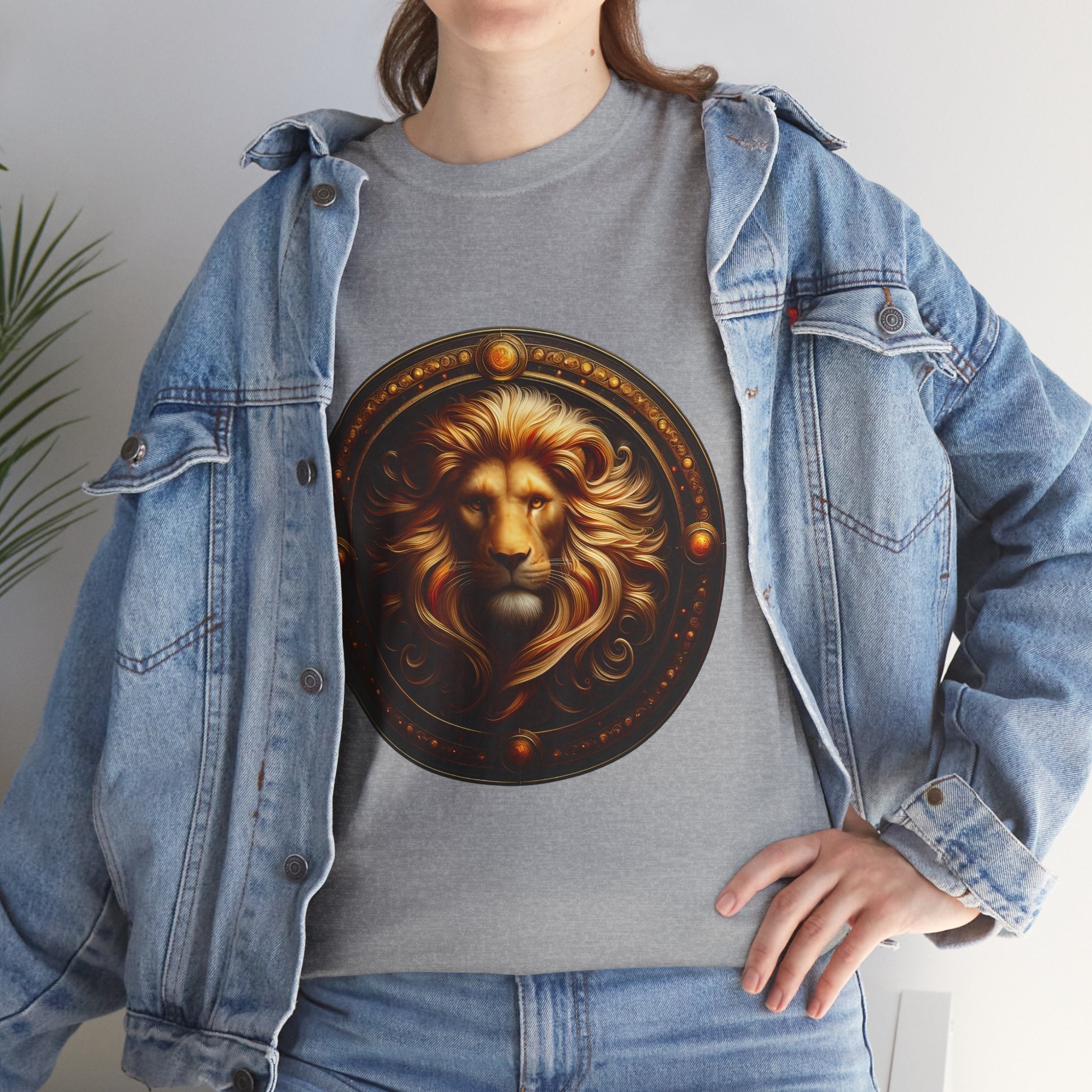 Leo Zodiac Tee, Astrology Shirt, Unisex Heavy Cotton Tee, Birthday Gift, [...] - Doylestreasures