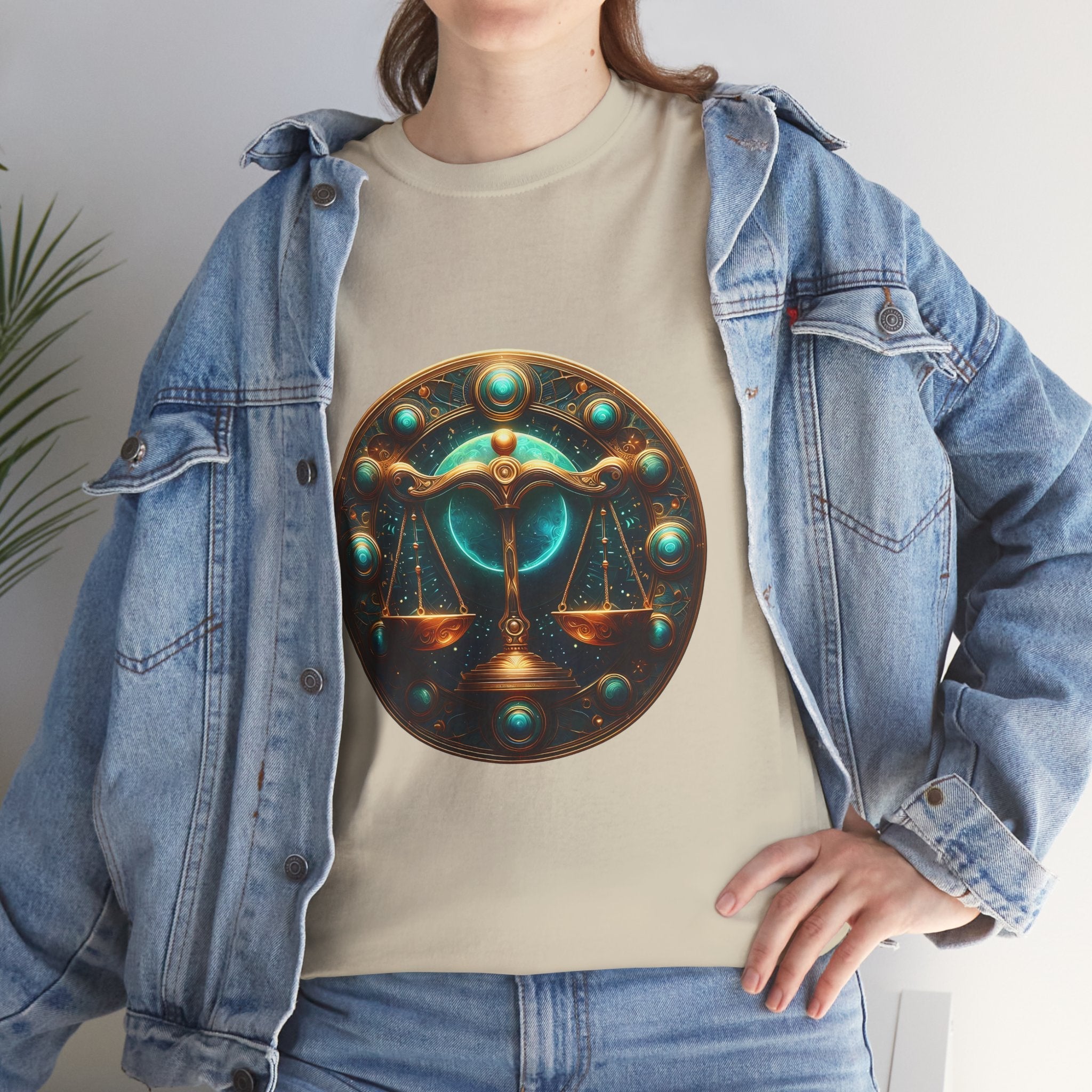 Libra Zodiac Tee, Astrology Shirt, Libra Birthday Gift, Celestial Apparel, [...] - Doylestreasures