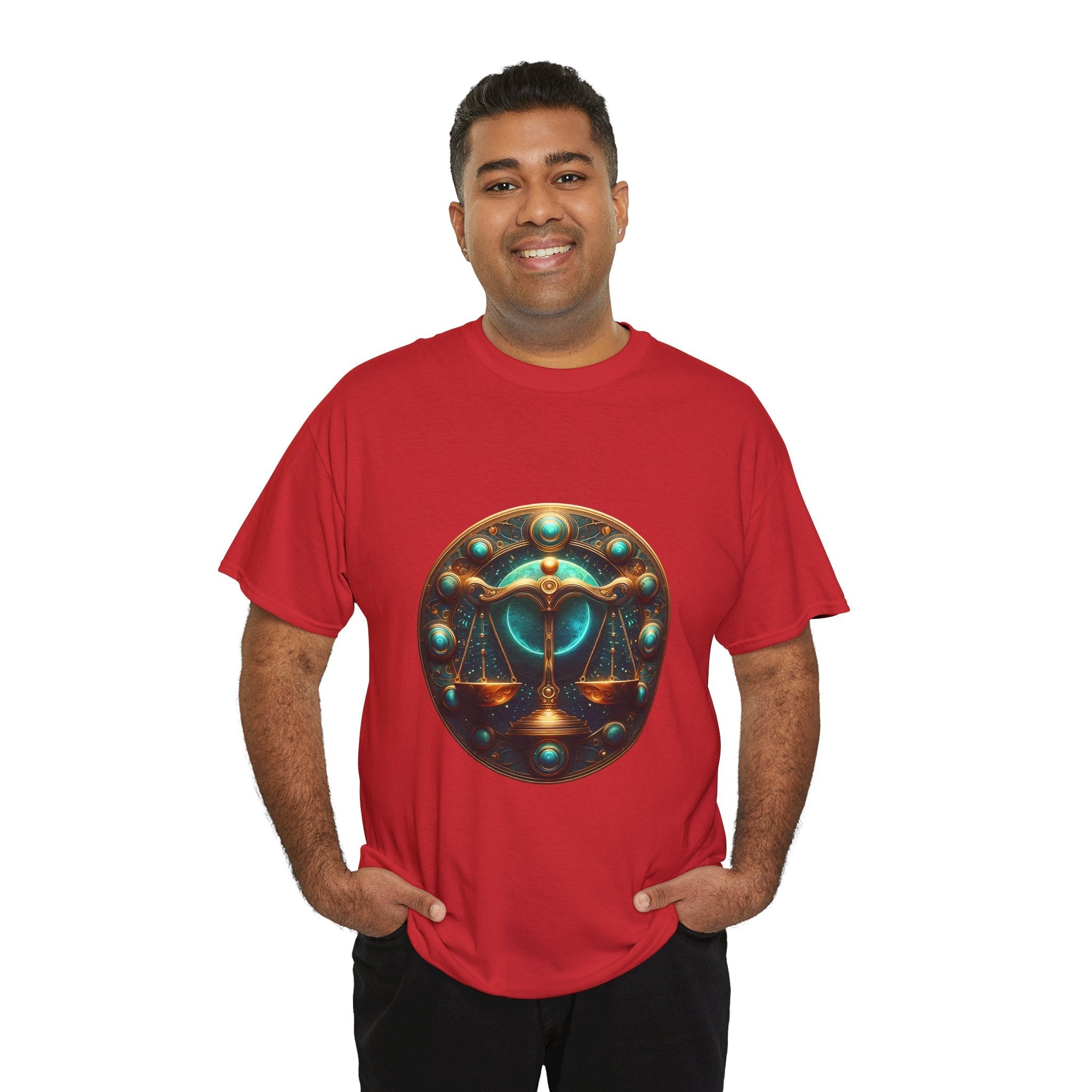 Libra Zodiac Tee, Astrology Shirt, Libra Birthday Gift, Celestial Apparel, [...] - Doylestreasures