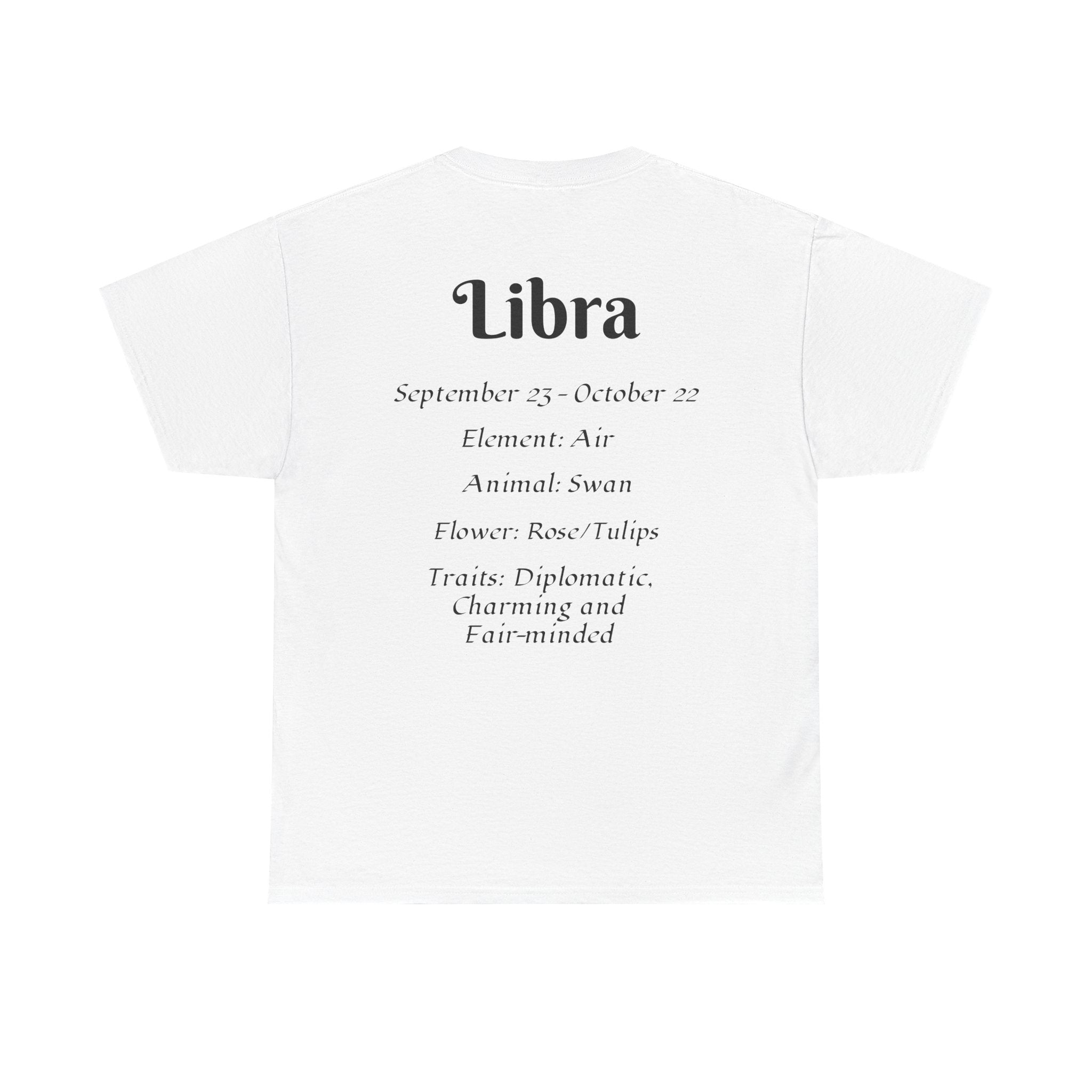 Libra Zodiac Tee, Astrology Shirt, Libra Birthday Gift, Celestial Apparel, [...] - Doylestreasures